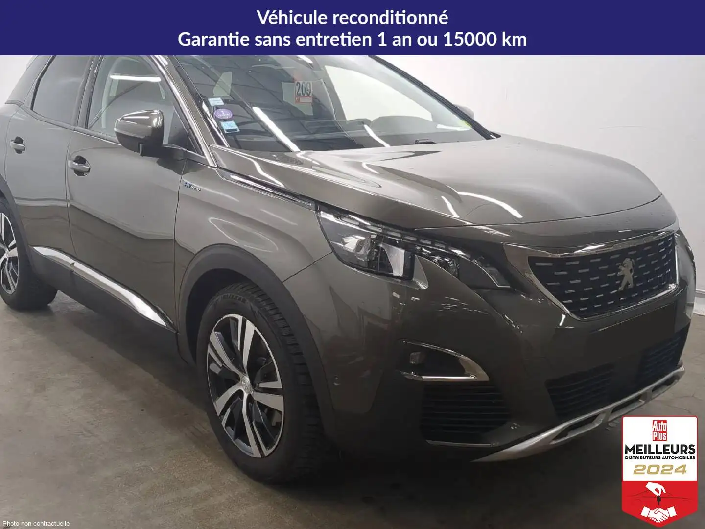 Peugeot 3008 Hybrid 225 e-EAT8 Allure Gris - 2