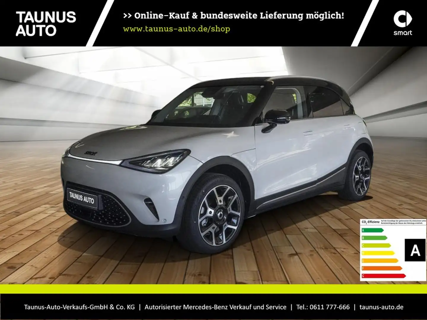 smart #1 PULSE-LEDER-KAMERA-NAVI-DISTRONIC-HUD Weiß - 1