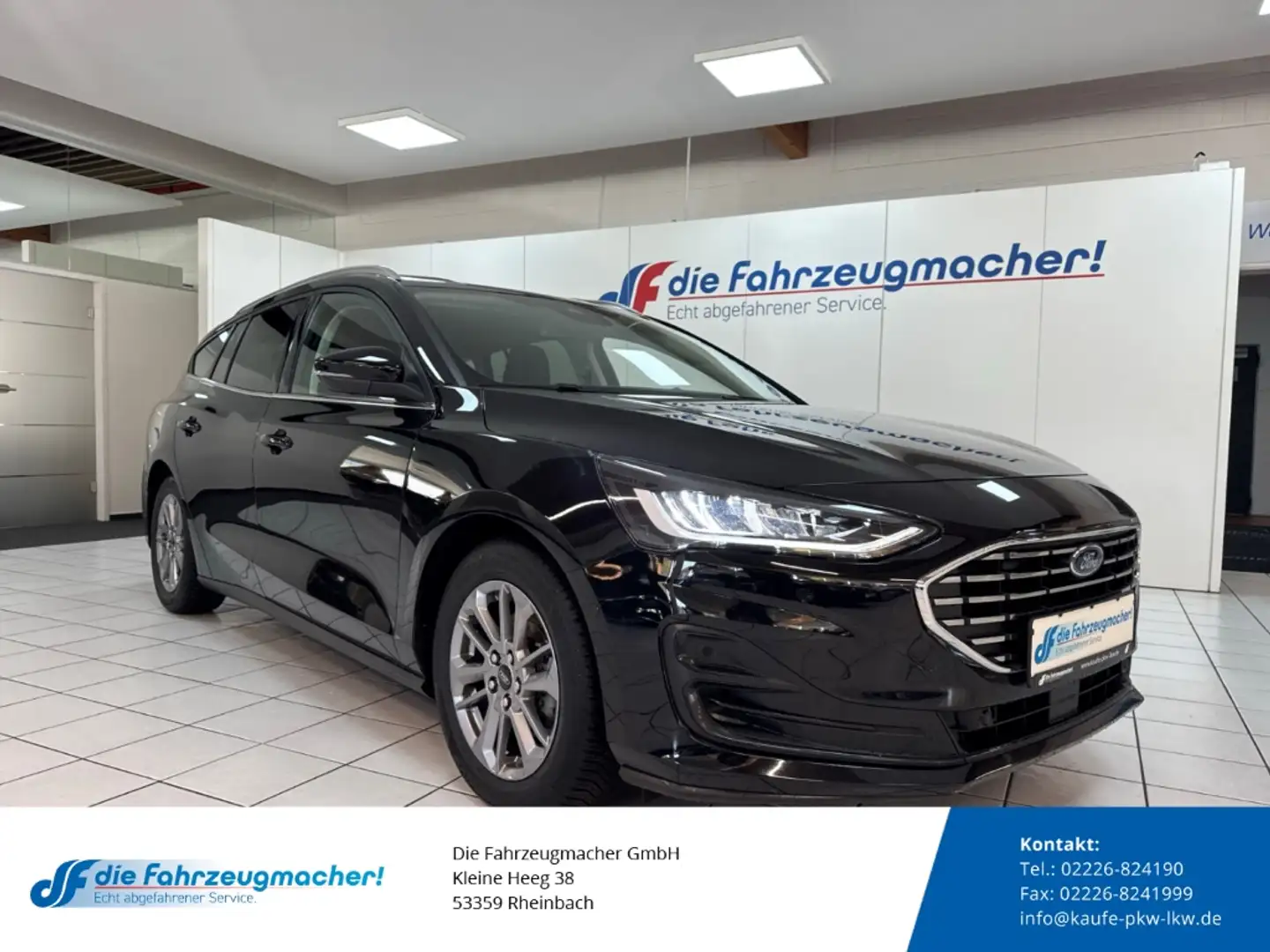 Ford Focus Turnier Titanium X 1.5 EcoBlue EU6d Navi Digitales Schwarz - 1