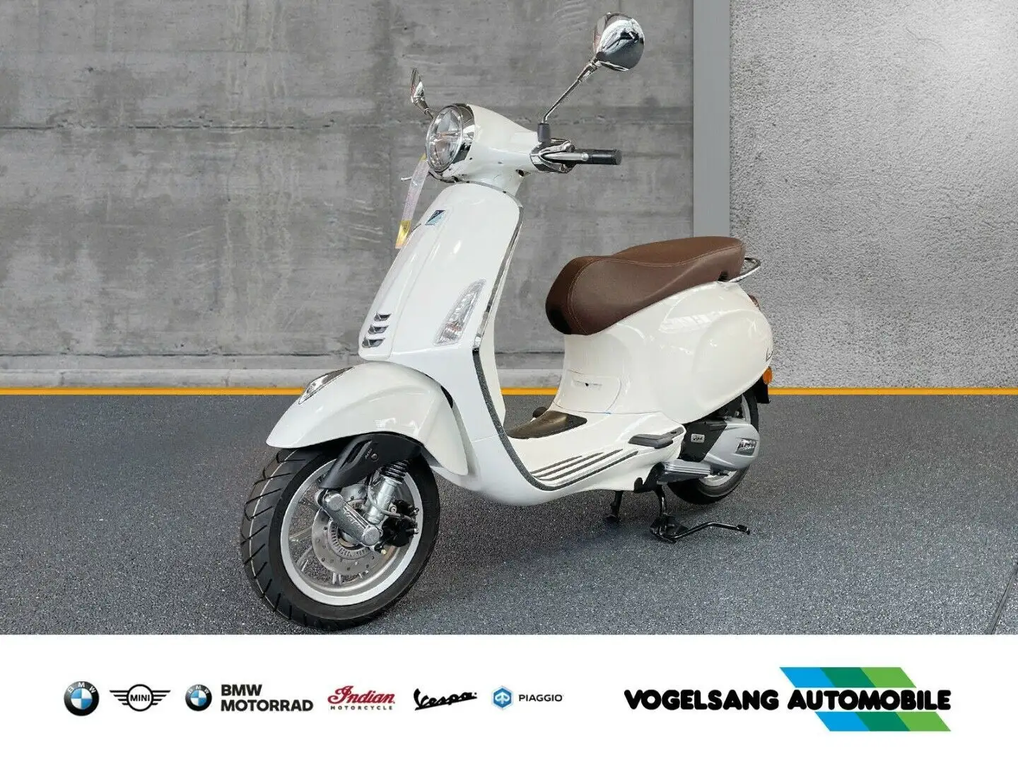 Vespa Primavera 50 I-Get E5, ABS, Voll LED, Modell-202 Weiß - 1