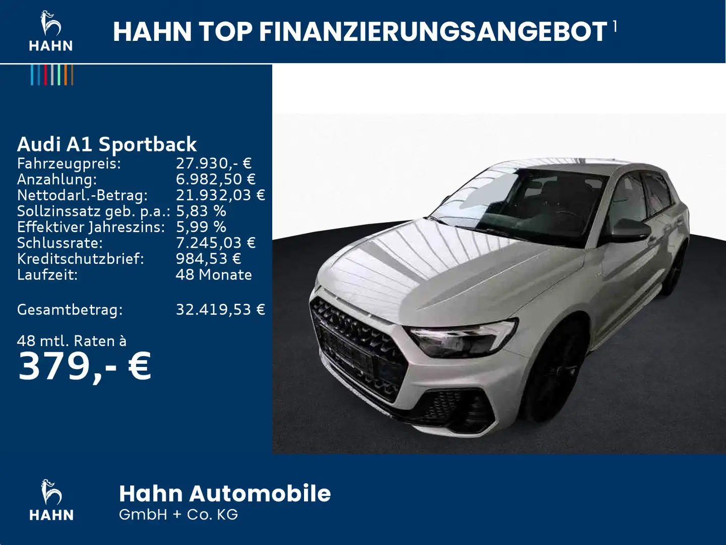 Audi A1 40TFSI S-tronic S line Navi LED Silber - 2