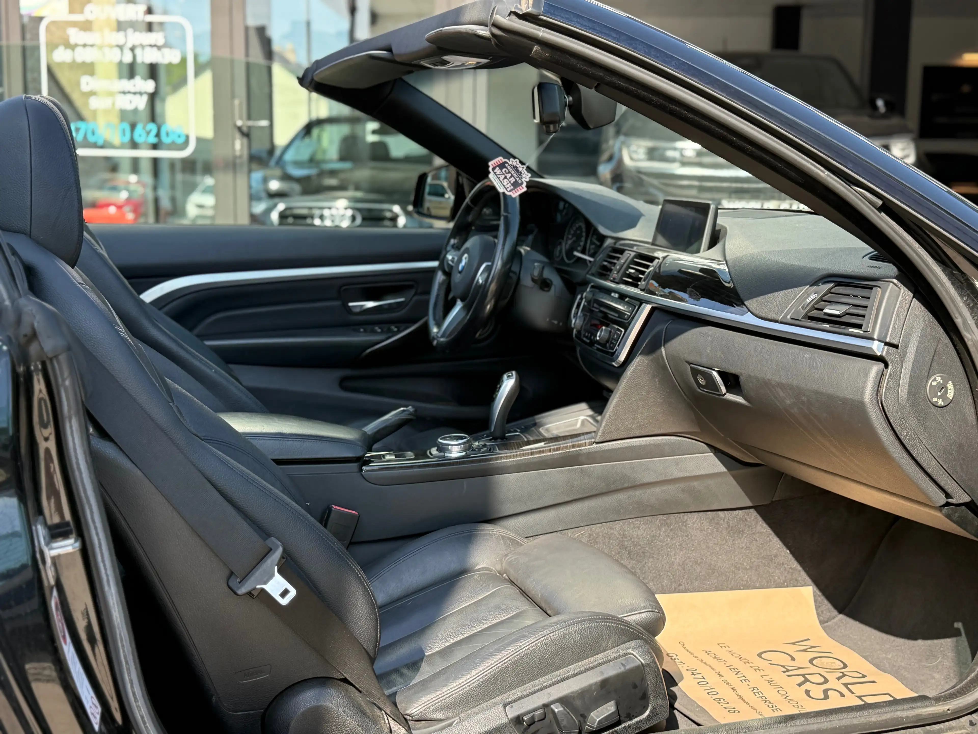 BMW 428 iA Cabrio PACK SPORT - NAVIGATION - KEYLESS - CAMERA - H-K - FULL OPTION — photo 8