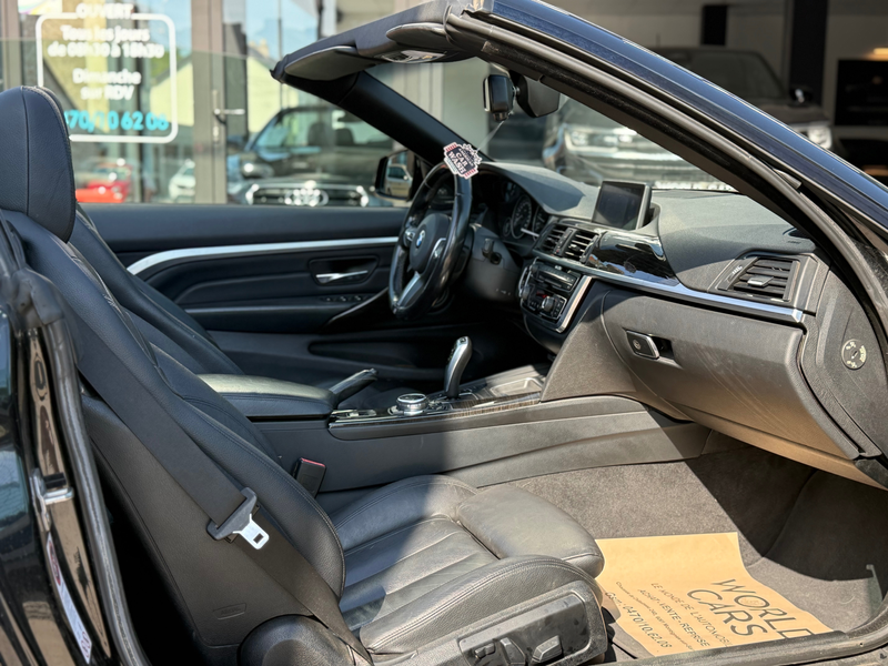 BMW 428 iA Cabrio PACK SPORT - NAVIGATION - KEYLESS - CAMERA - H-K - FULL OPTION — photo 8