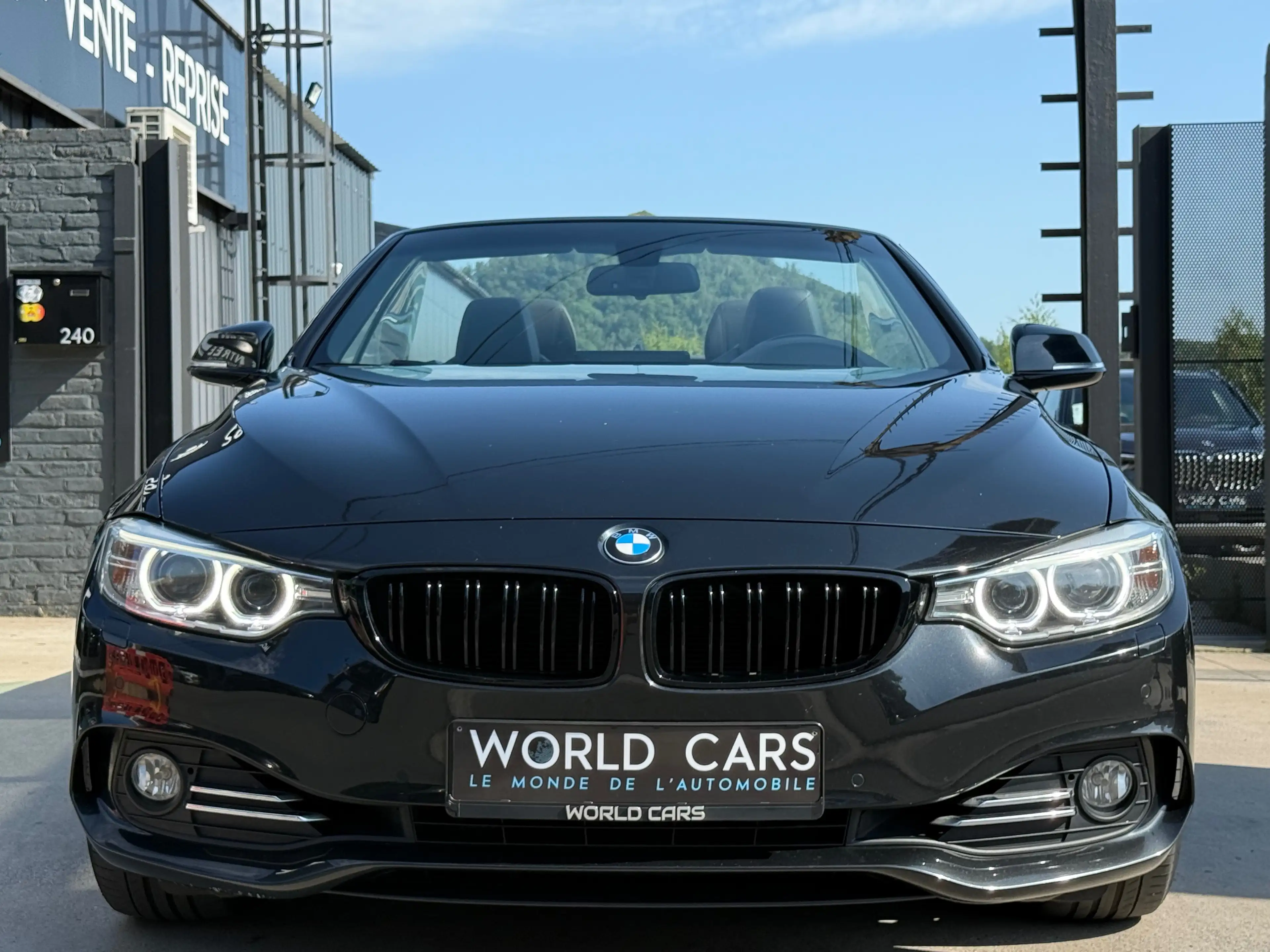 BMW 428 iA Cabrio PACK SPORT - NAVIGATION - KEYLESS - CAMERA - H-K - FULL OPTION — photo 3