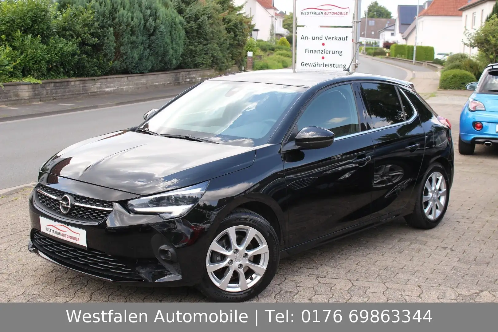 Opel Corsa 1.2 Elegance 101PS|LED|AppCarPL|Navi|Frsp. Schwarz - 2
