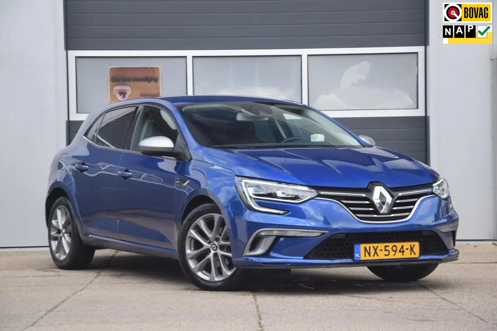 Renault Megane 1.2 TCe GT-Line - Zeer nette auto - DEALER ONDERHO Blauw - 1