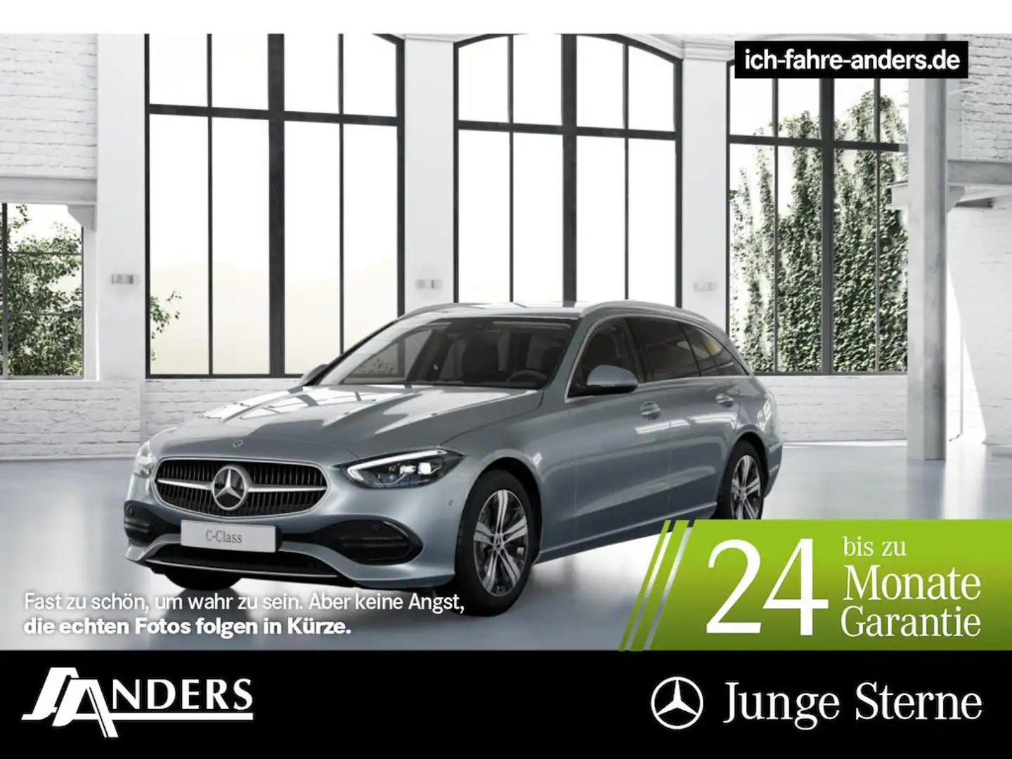 Mercedes-Benz C 220 d T Avantgarde+MBUX+SHZ+LED+Kam+AHK+EASY-P Silber - 1