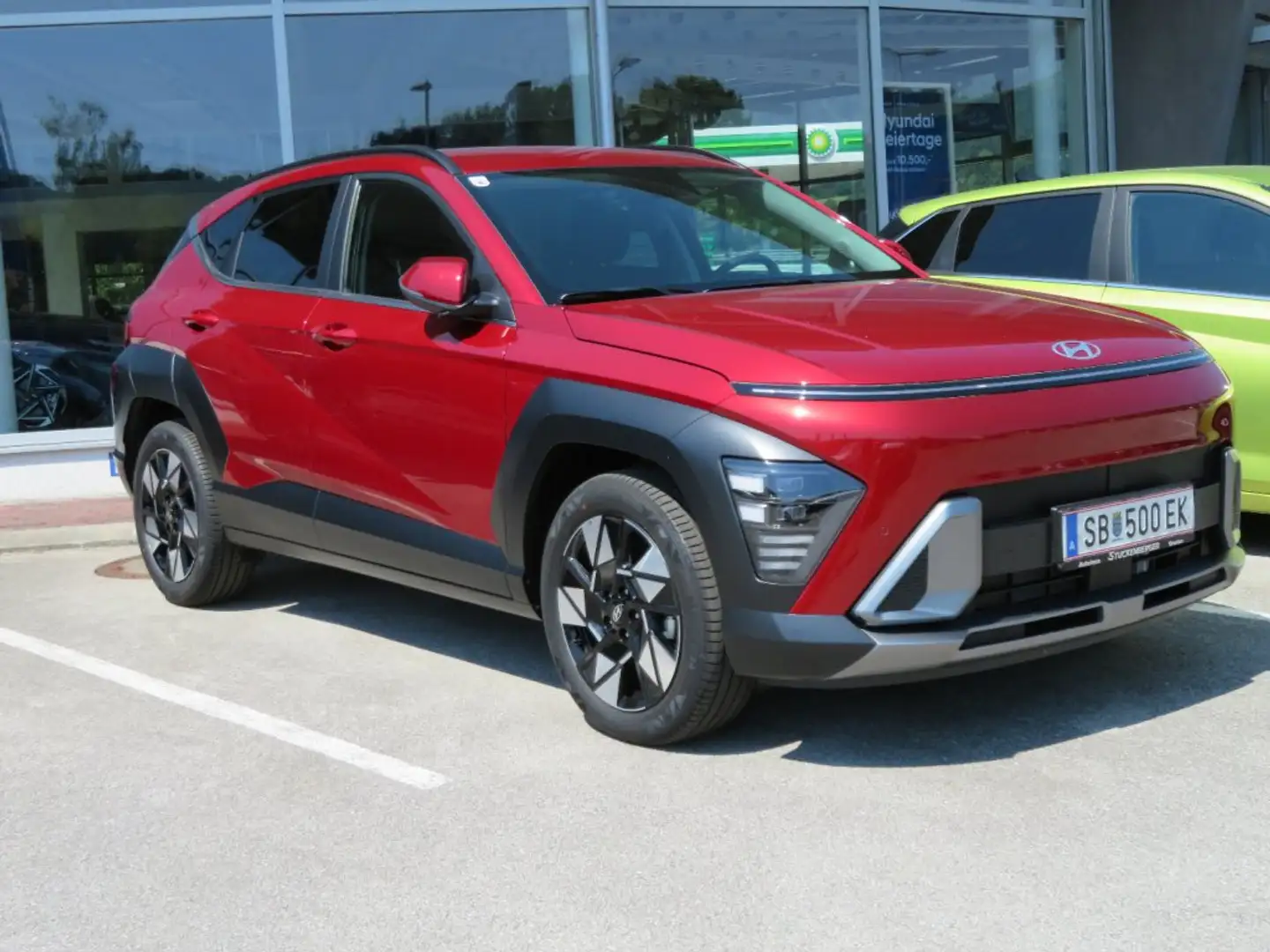 Hyundai KONA GO Plus 1.0 T-GDI 2WD Rot - 1