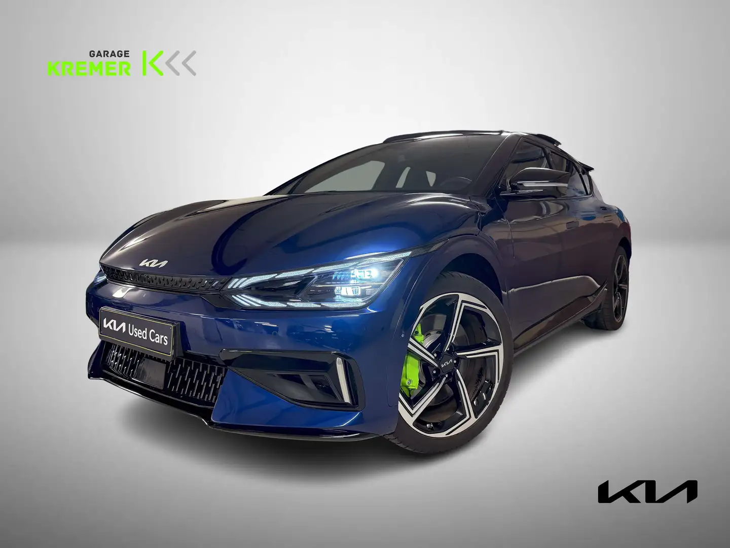 Kia EV6 GT 77,4 kWh AWD 585ch Blauw - 1