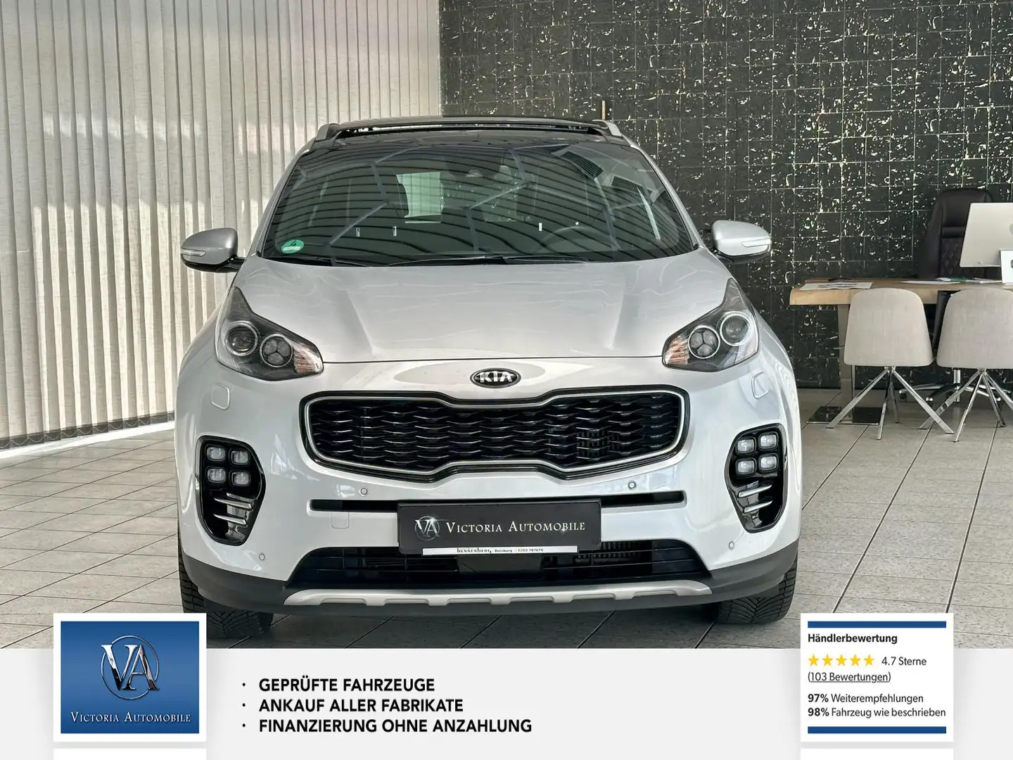 Kia Sportage GT-Line 4WD Mega Ausstattung* GT Line* Leder* Gepf Argent - 2