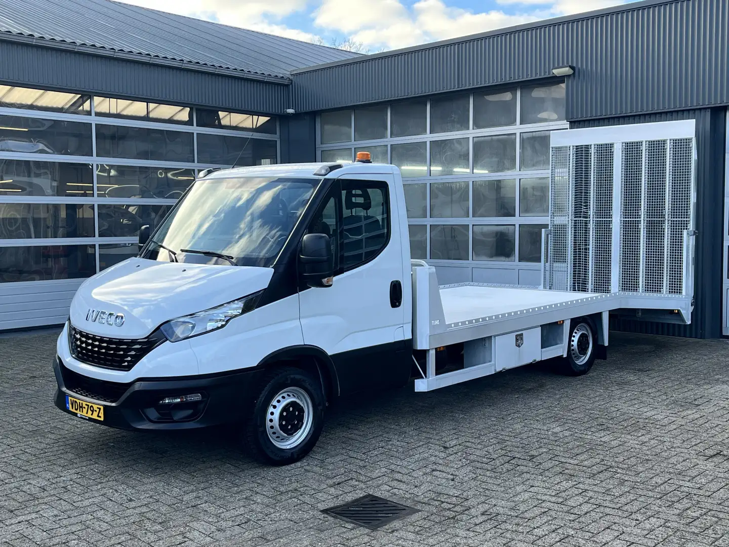 Iveco Daily 35S14 2.3 Autotransporter Tijhof 5.14 M Airco Crui Blanco - 2