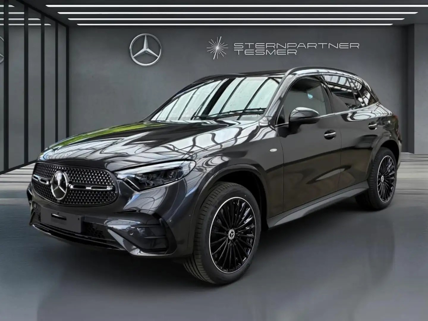 Mercedes-Benz GLC 300 de 4MATIC mit EQ Hybrid Technologie +AMG Gris - 2