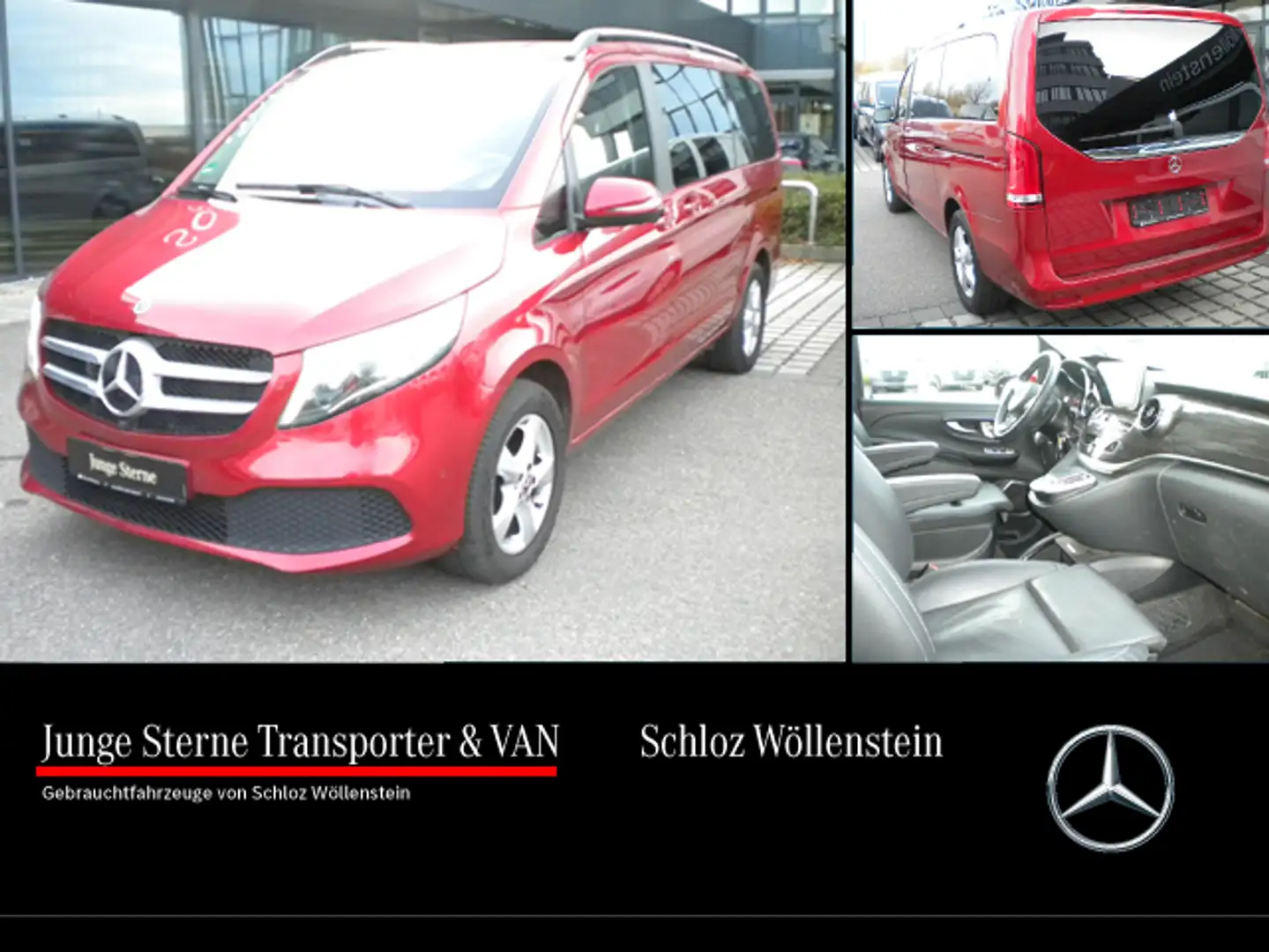 Mercedes-Benz V 300 AVANTGARDE 4x4 *MBUX*Sthzg*AHK*Sitzklima* Rot - 1