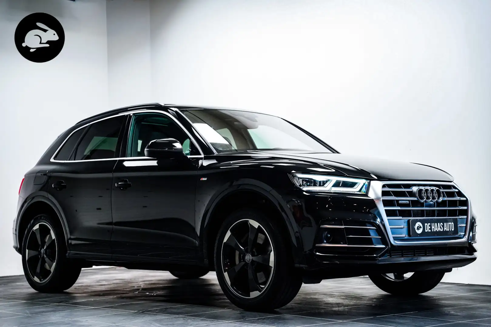 Audi Q5 50 TFSI e S-Line|Pano dak|360* cam|Acc|Elektr stoe Zwart - 1