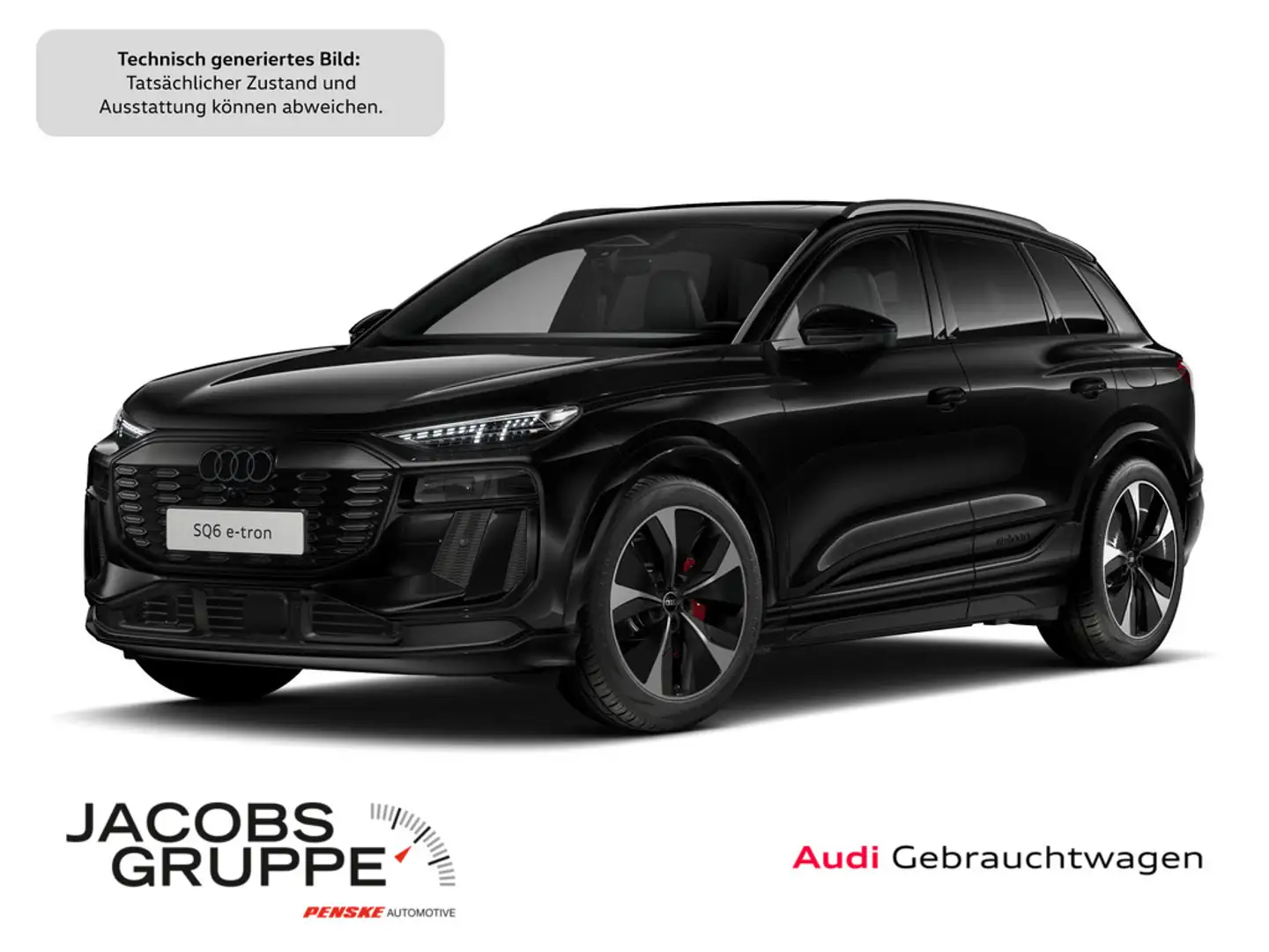 Audi SQ6 e-tron HUD*Pano*360°*B+O*AHK Schwarz - 1