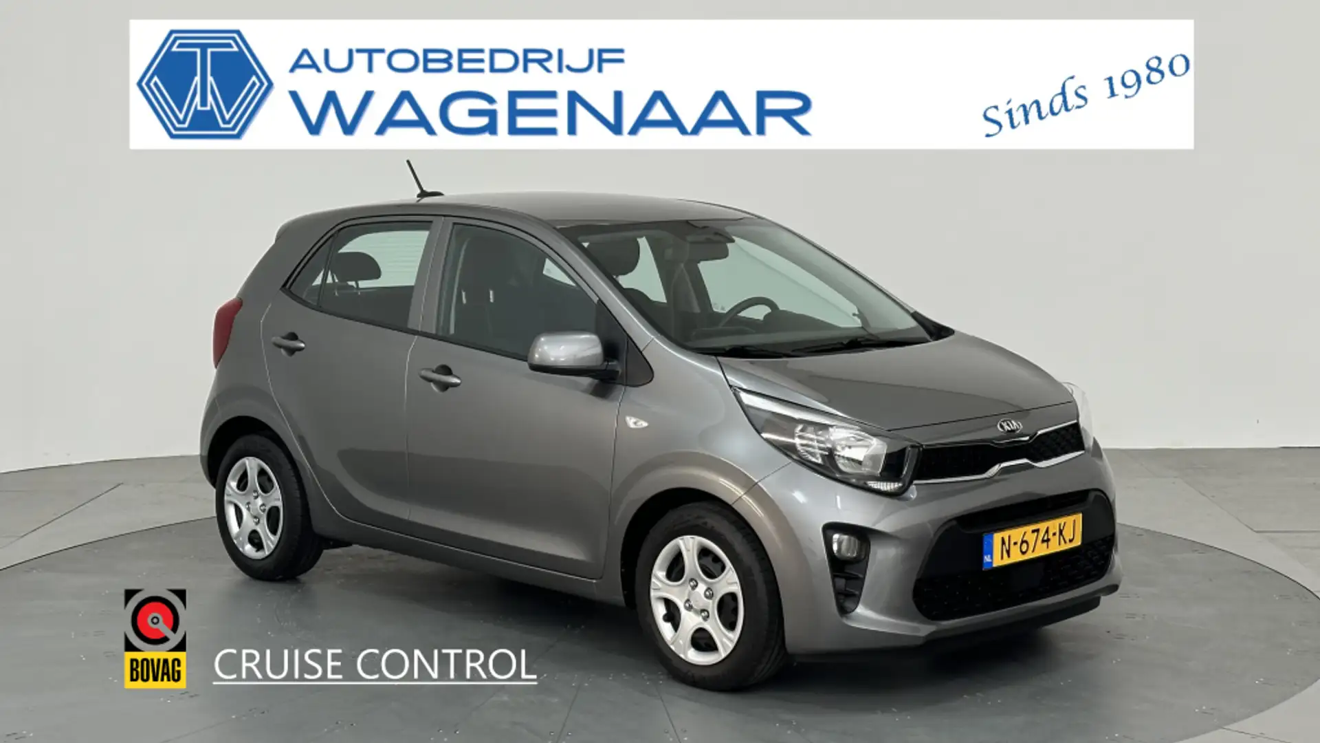 Kia Picanto 1.0 DPI COMFORTLINE CRUISE DAB Gris - 1