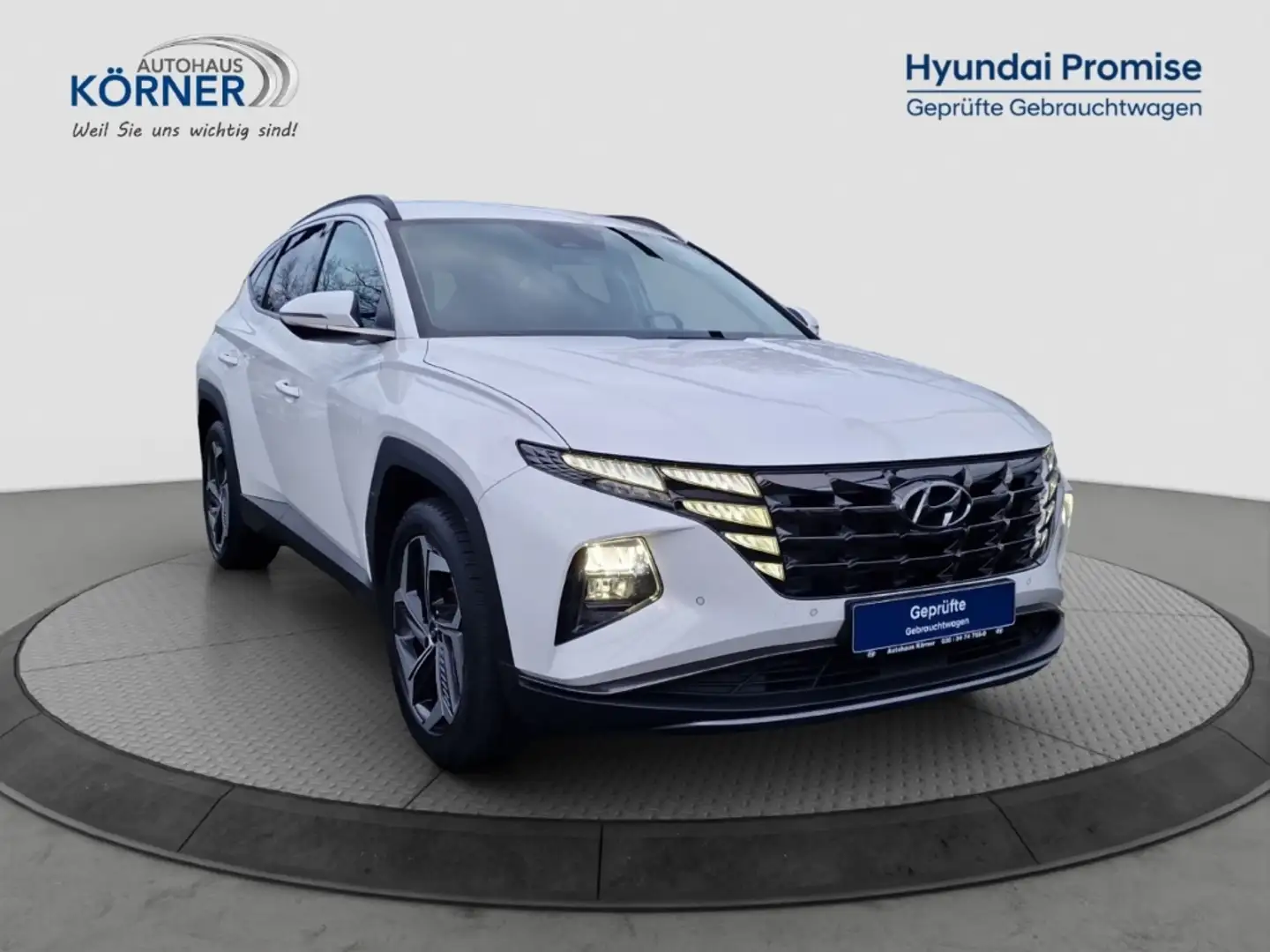 Hyundai TUCSON Hybrid PRIME 1.6 T-GDI *LEDER*KLIMASITZ*NAVI*CAM* Weiß - 1