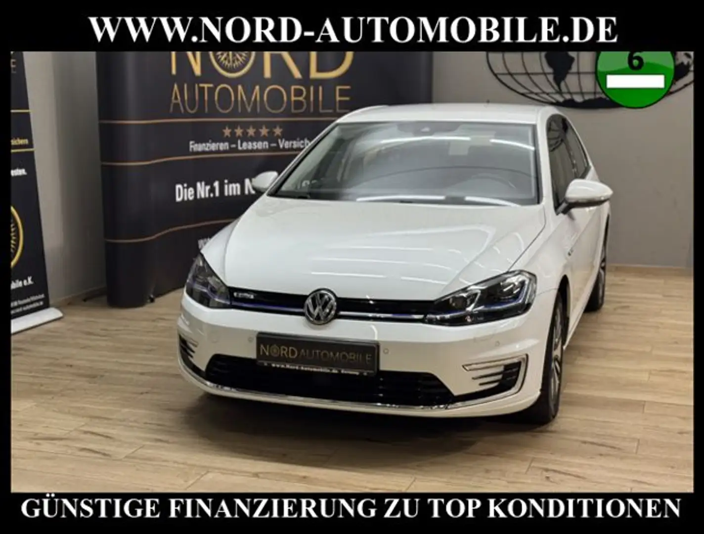 Volkswagen Golf VII Lim. e-*LED*Wärmepumpe*Kam*Navi* Weiß - 1