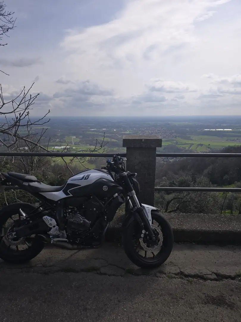 Yamaha MT-07 Bianco - 1