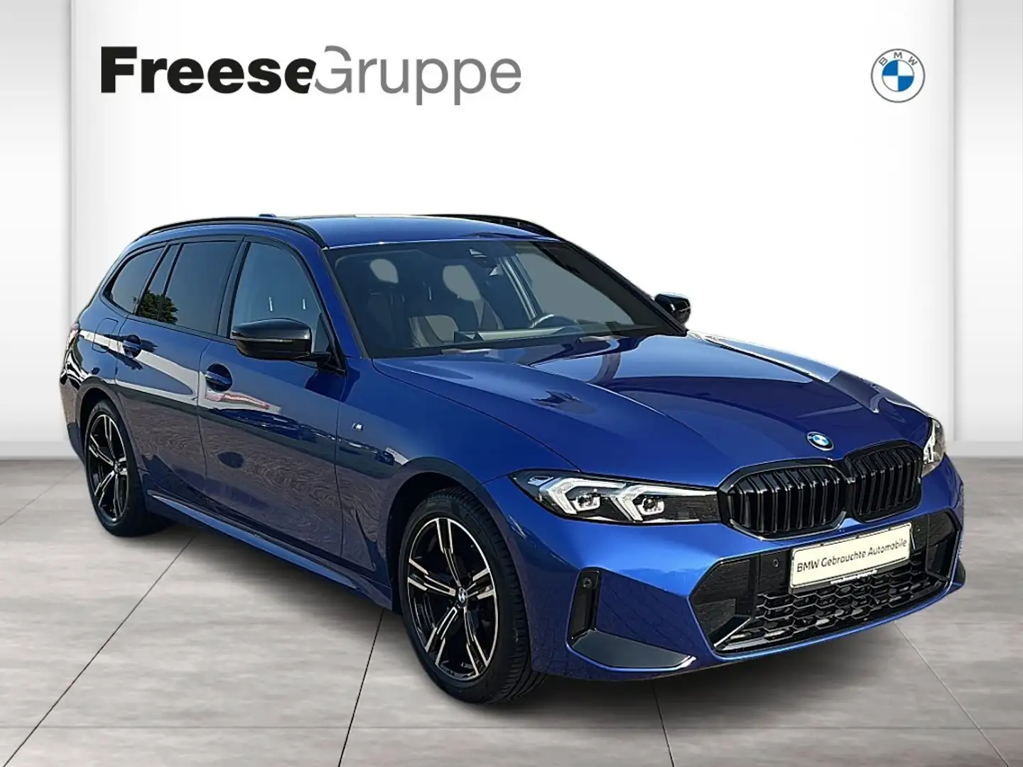 BMW 318 i Touring M Sportpaket HiFi DAB LED RFK Shz Blauw - 1