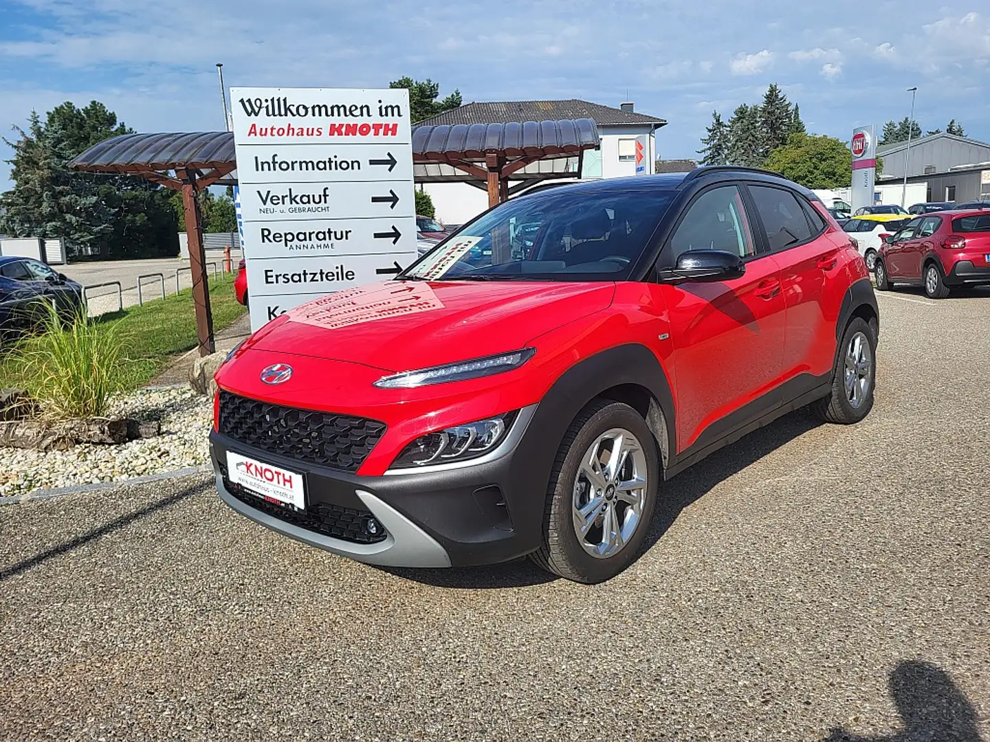 Hyundai KONA Kona 1,0 T-GDi 48V 2WD Trend Line Rojo - 1