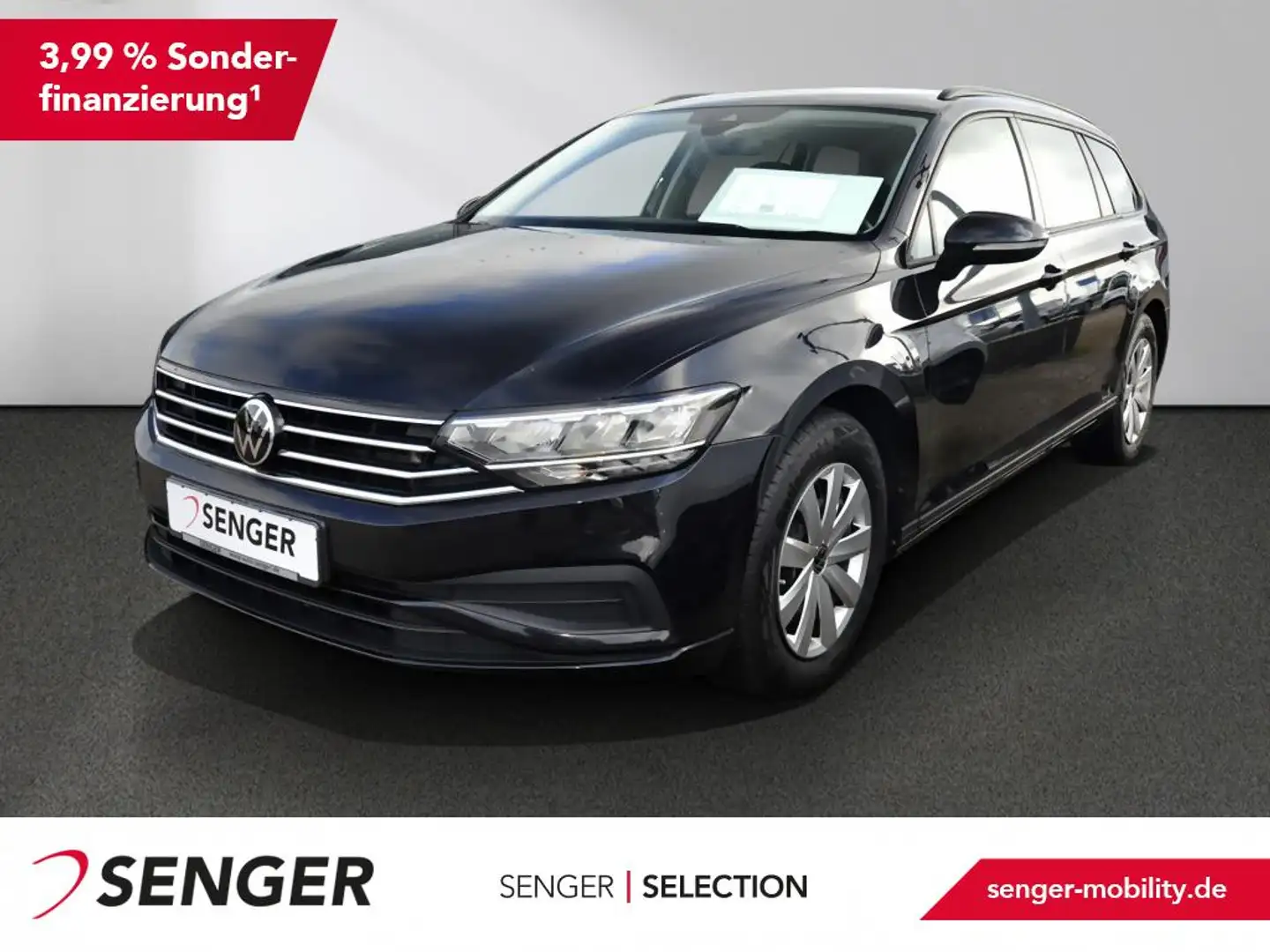 Volkswagen Passat Variant 2.0 TDI DSG Navi LED PDC Sitzh. Zwart - 1
