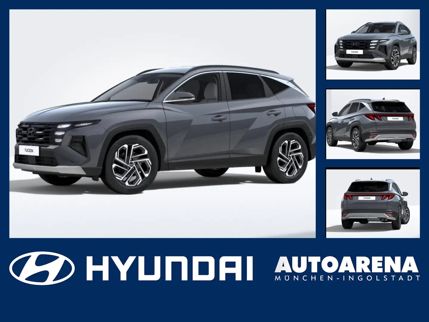 Hyundai TUCSON 1.6 T-GDI Prime FLA HUD Pano 4xSHZ SpurH Gris - 1