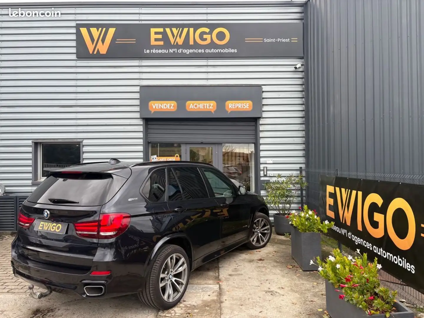 BMW X5 40 e 313ch hybrid rechargeable pack individual entretien constructeur Schwarz - 2