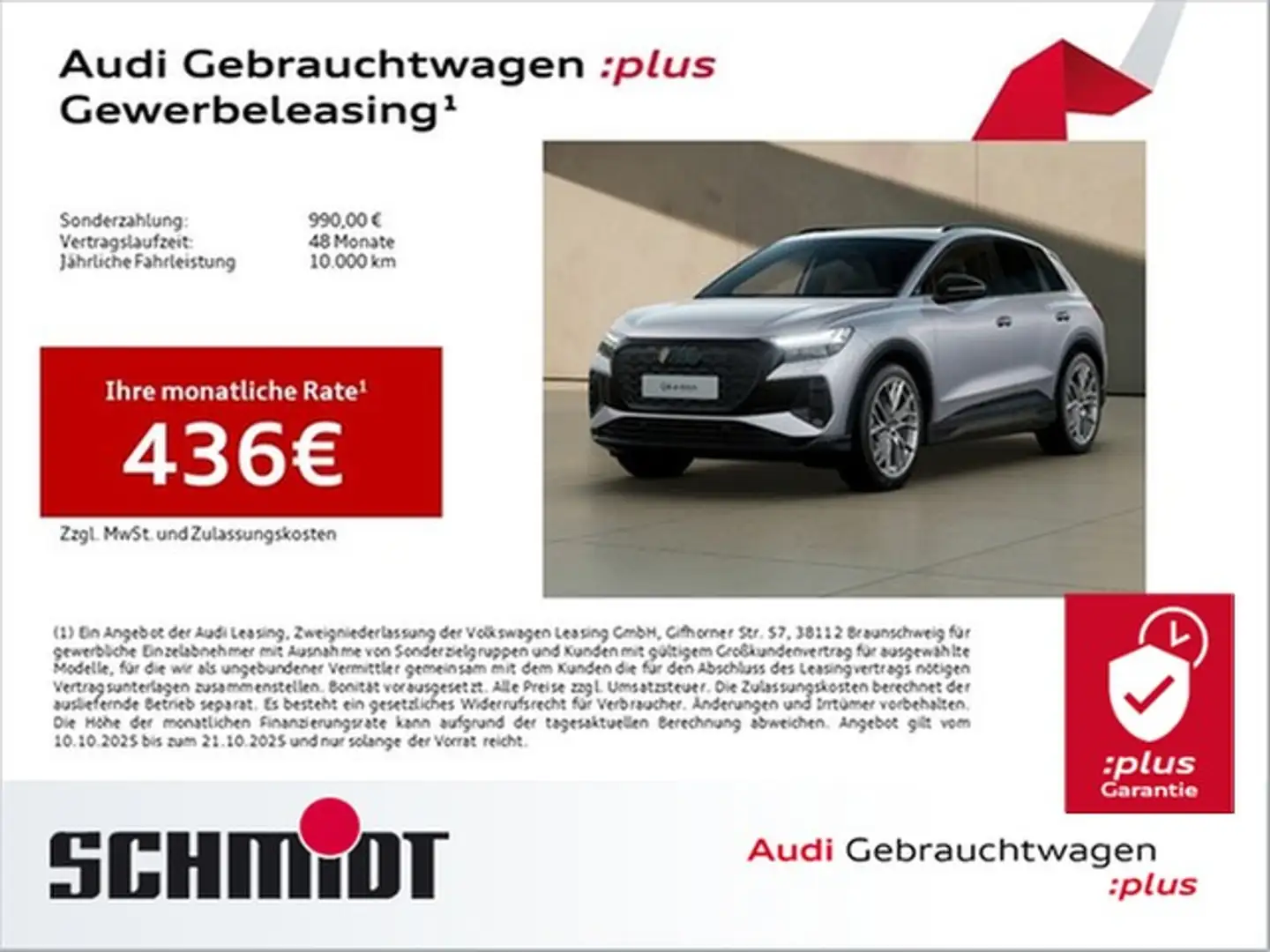 Audi Q4 e-tron 55 quattro Advanced S line LM21 Pano AHK Matrix... Silber - 1