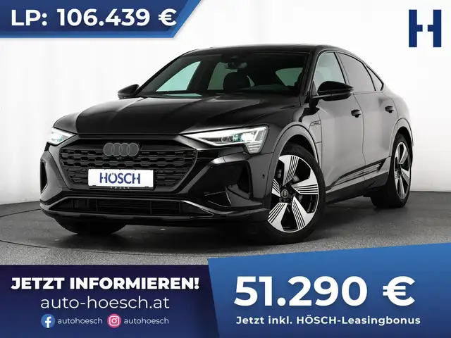 Audi Q8 e-tron SB 55 quattro Adv. 21er BLACK PANO LEDER -52%