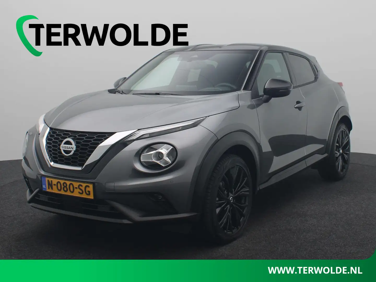 Nissan Juke 1.0 DIG-T Enigma | Groot Navi | Stoelverw. | Grijs - 1