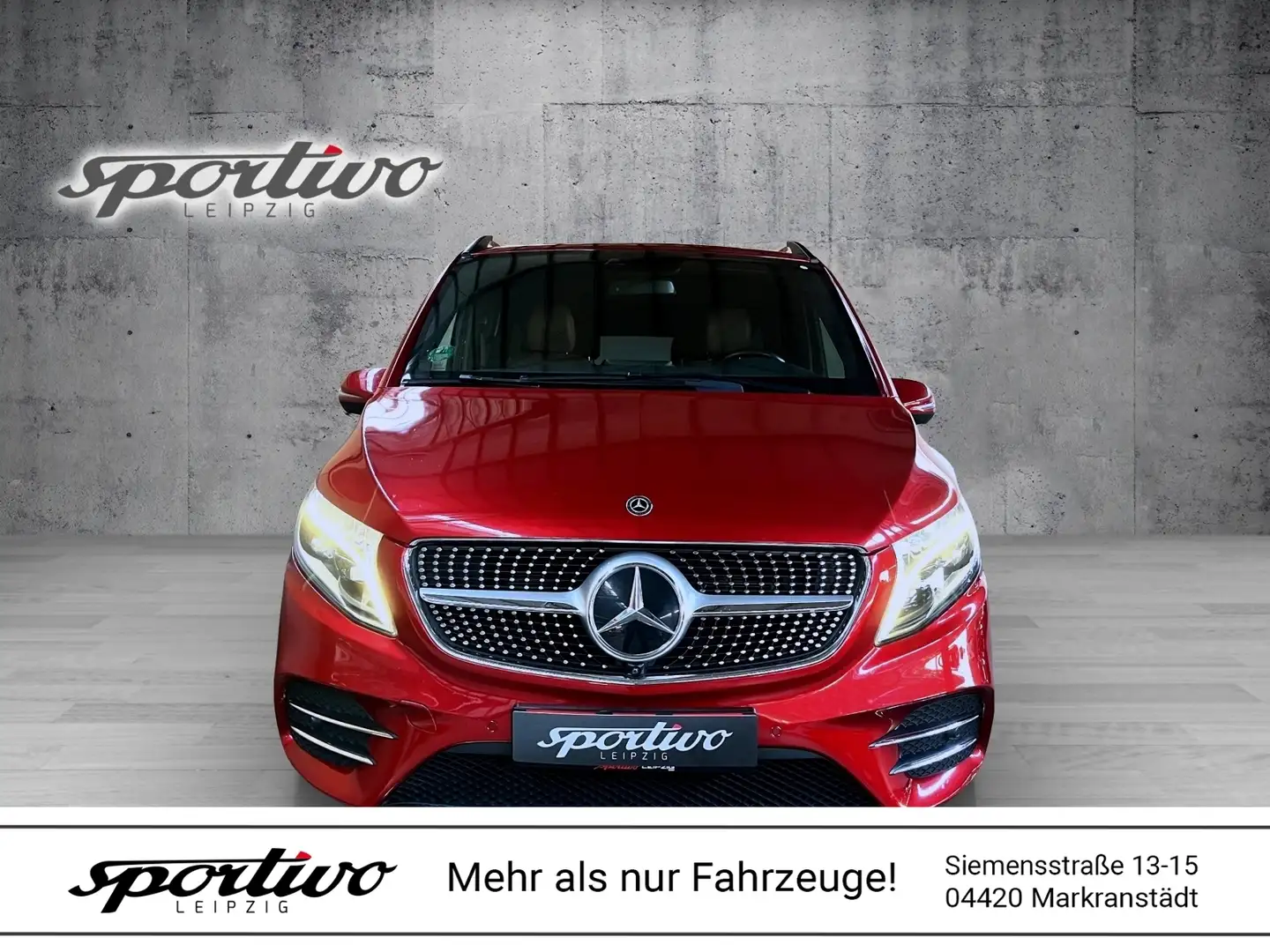 Mercedes-Benz V 300 V300d AVANTGARDE EDITION 4M lang Rot - 1