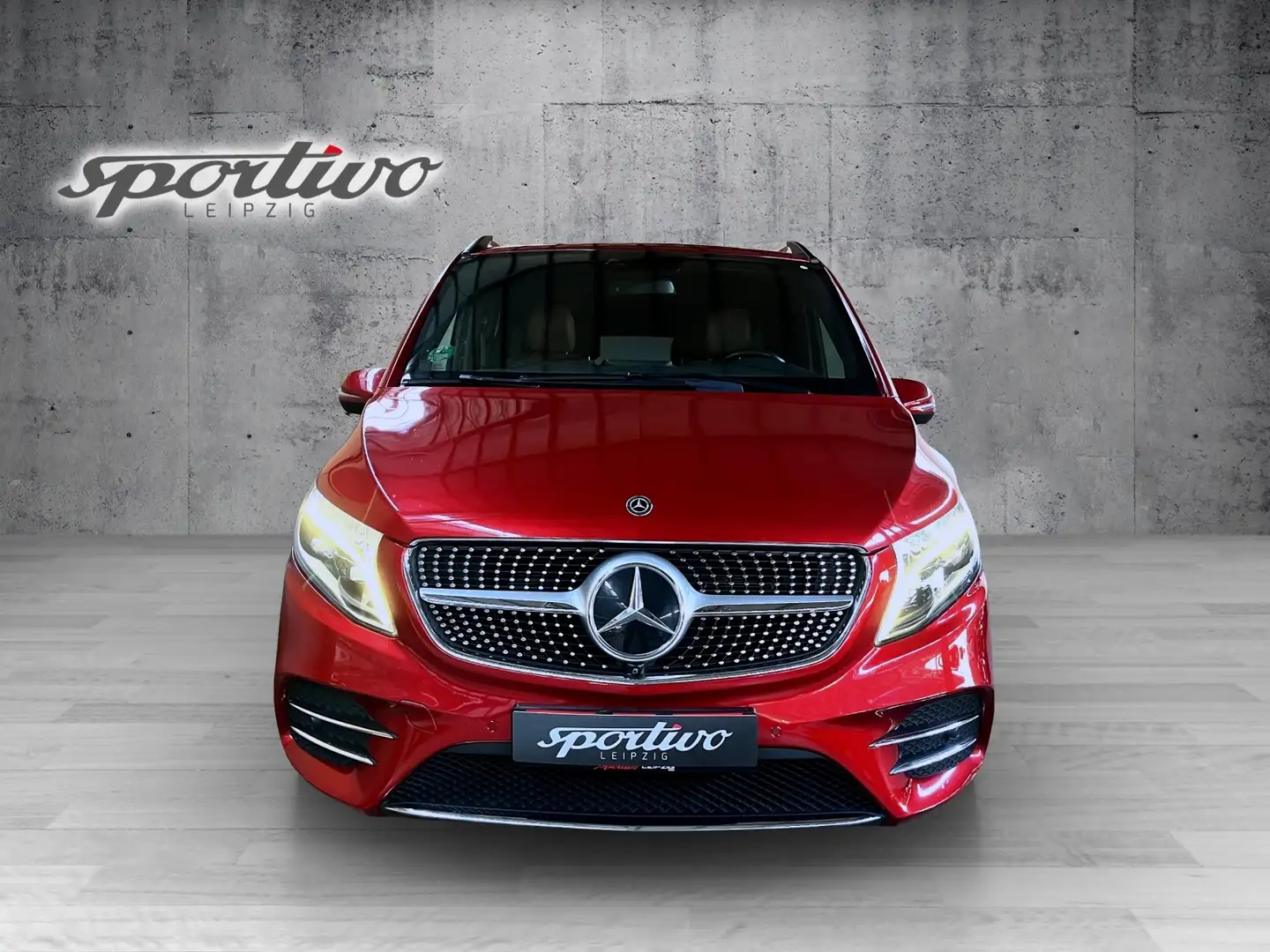 Mercedes-Benz V 300 V300d AVANTGARDE EDITION 4M lang Rot - 2