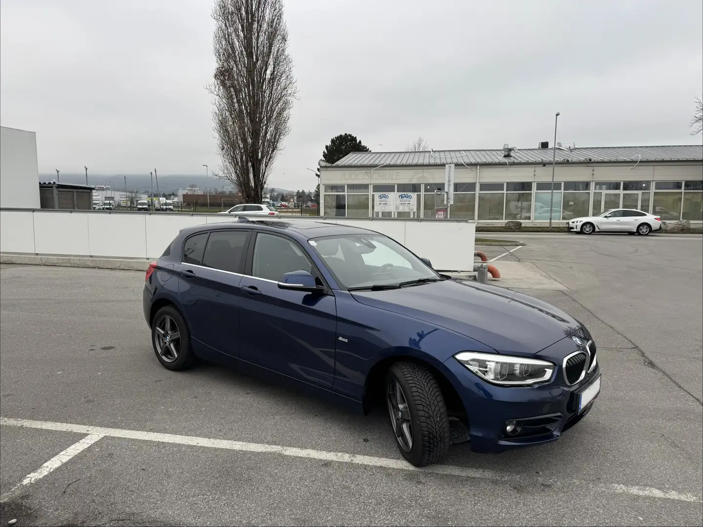 BMW 116 116d Efficient Dynamics Sport Line Sport Line Blau - 2