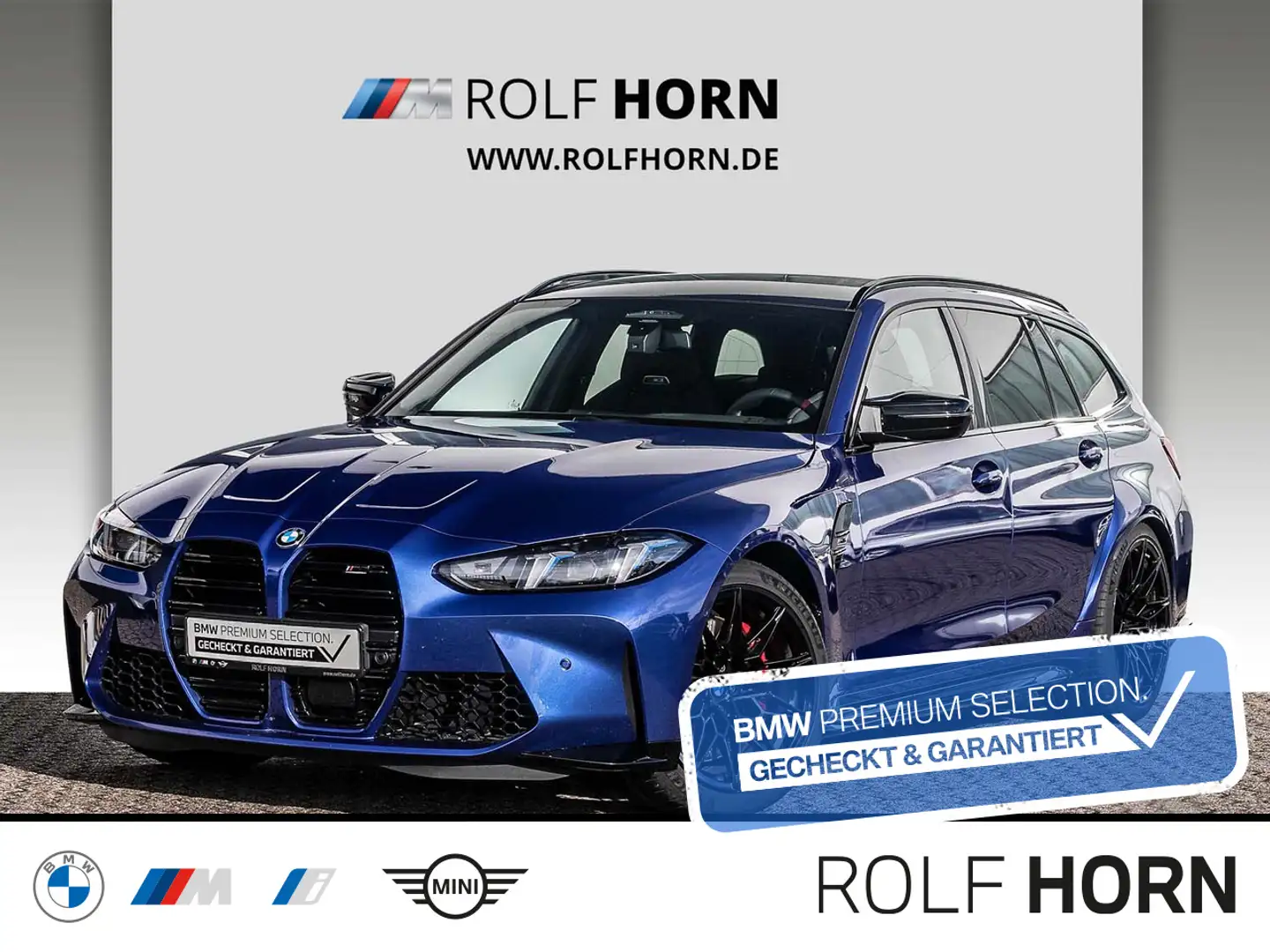 BMW M3 Competion M xDrive Touring Navi HeadUp RfKam. Blau - 1