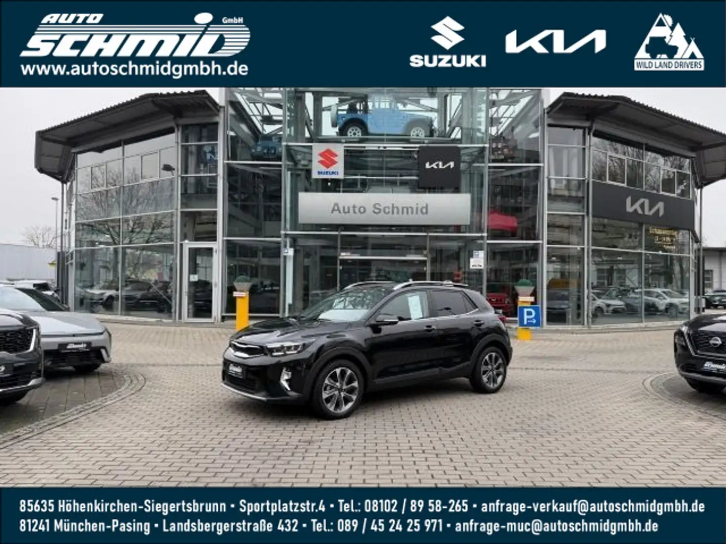 Kia Stonic STONIC 1.0T (48V) AUTOMATIK SPIRIT Schwarz - 1