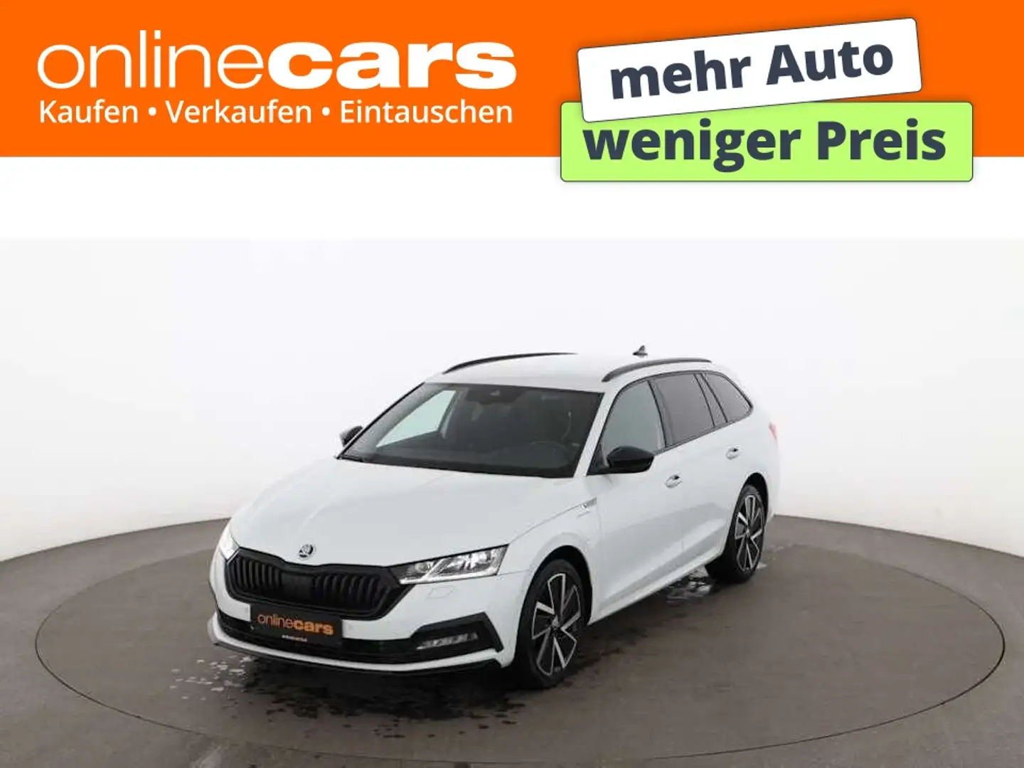 Skoda Octavia Combi 1.4 TSI Sportline iV Aut MATRIX NAV Weiß - 1
