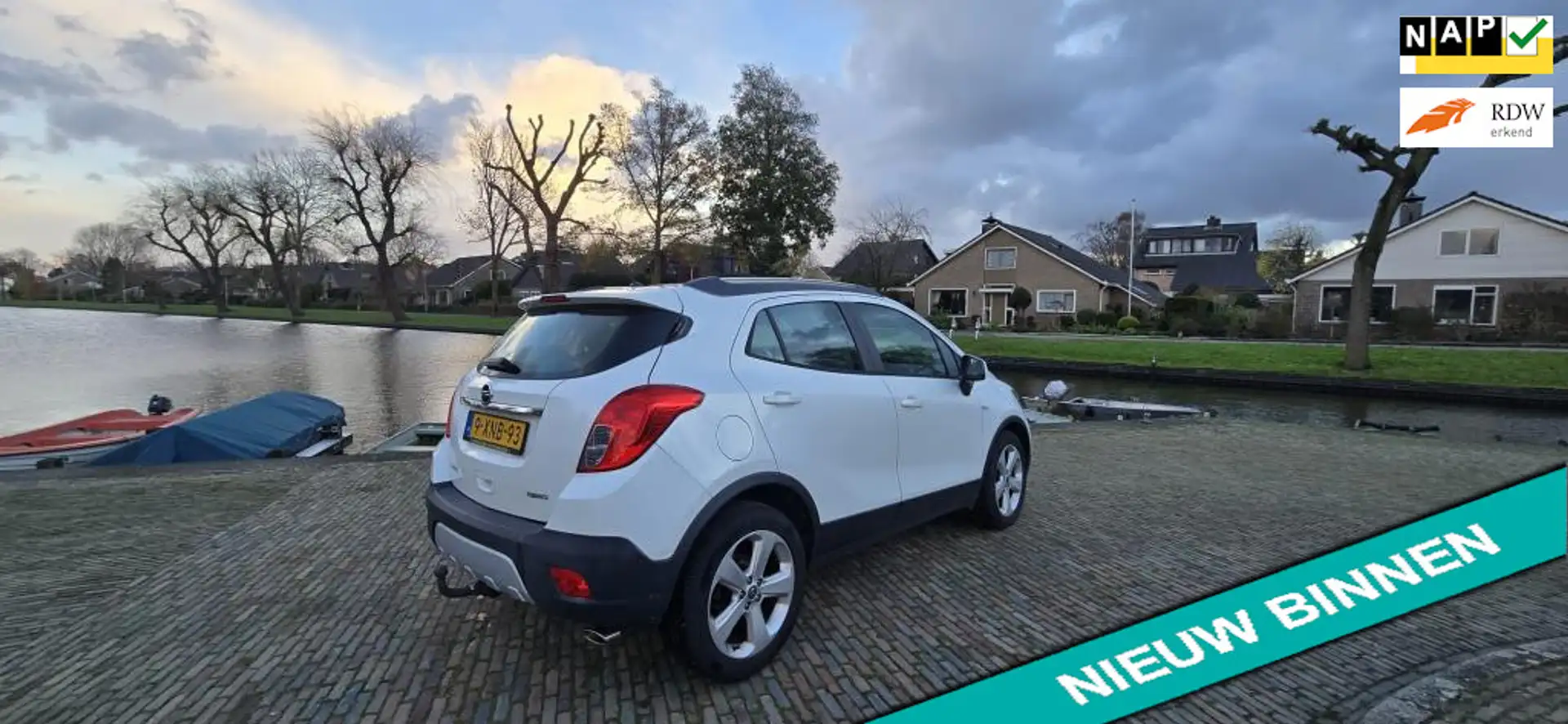Opel Mokka 1.4 T Edition (GARANTIE / JA) Wit - 1