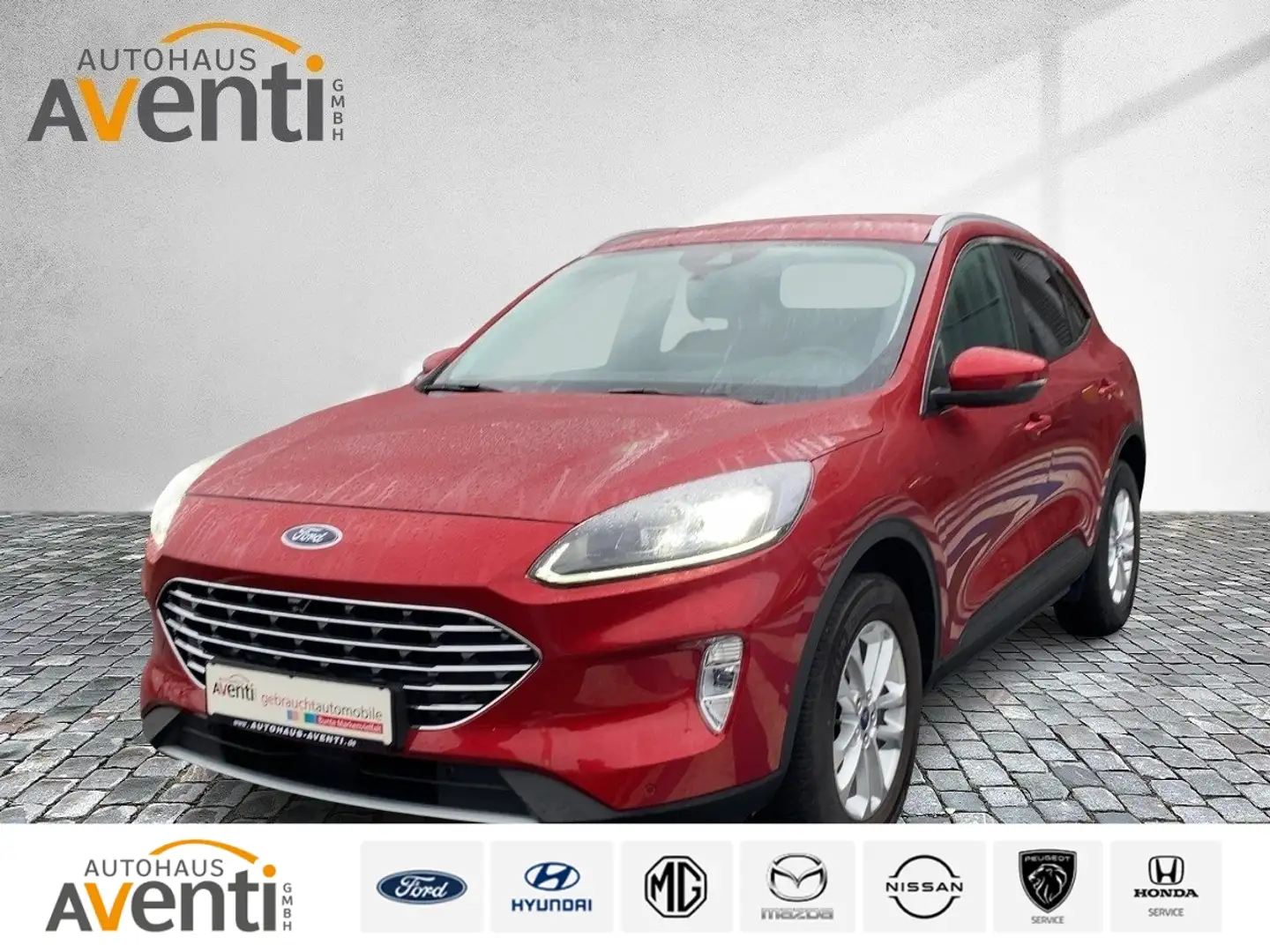 Ford Kuga Titanium X *ACC*Kamera*Navi*LED*FHEV Rood - 1