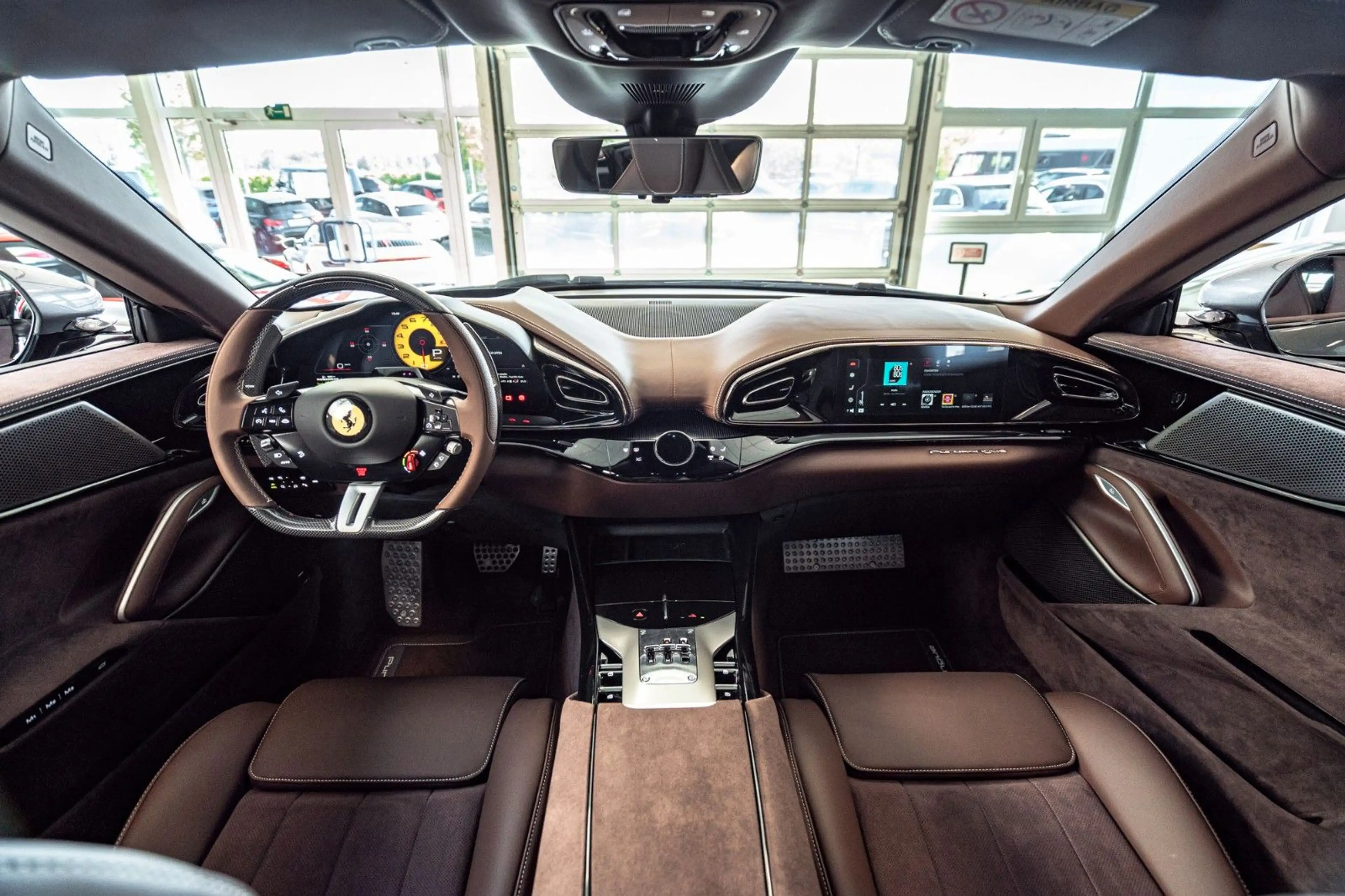 Ferrari Purosangue V12 6.5 grey/brown*Pano*Carbon*Full — photo 9