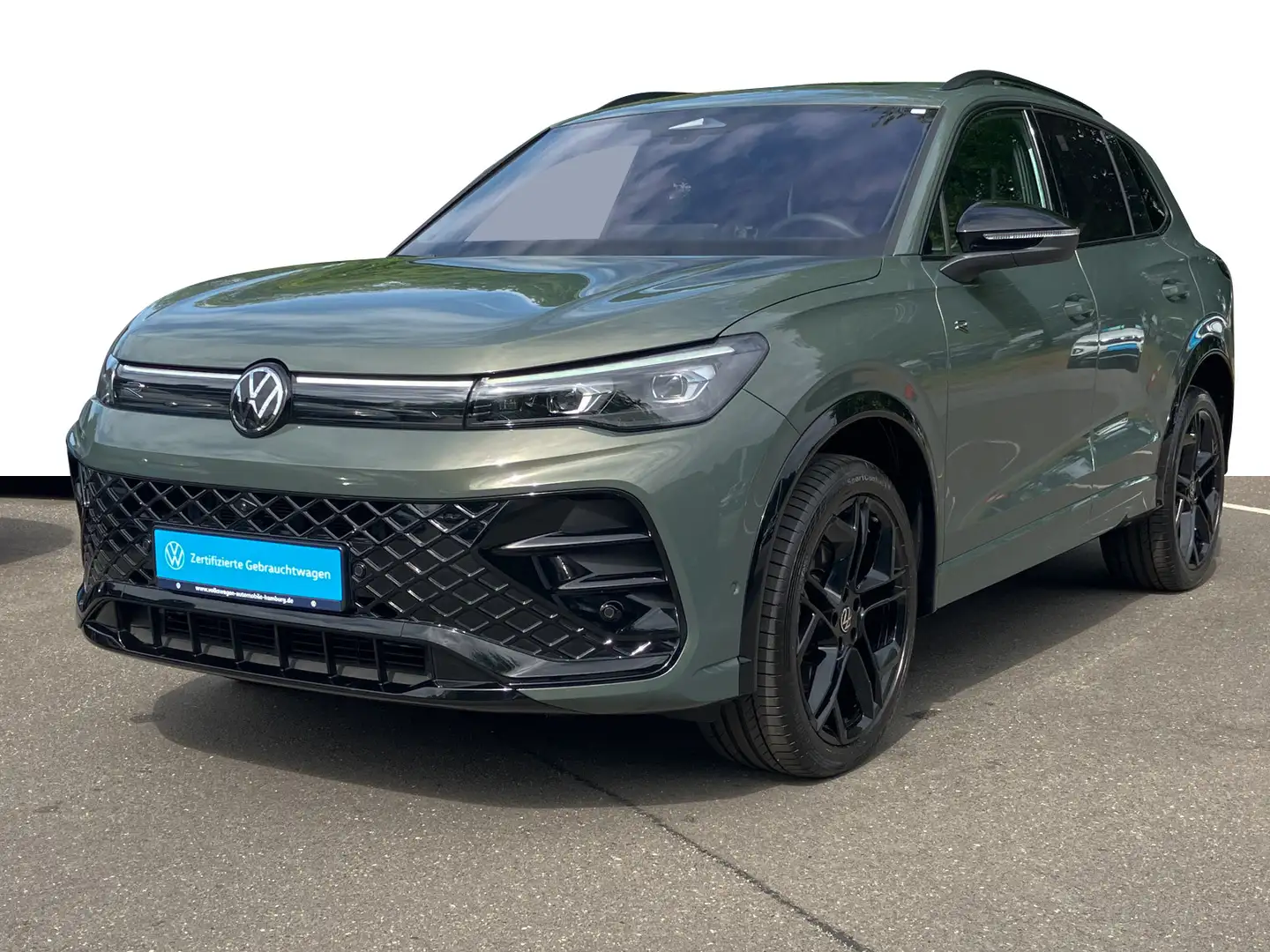 Volkswagen Tiguan 2.0 TDI R-Line 4Motion DSG Navi AHK Stdhz Grün - 2