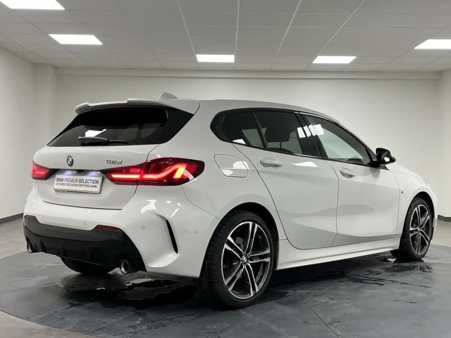 BMW 118 118dA 150ch M Sport Blanc - 2