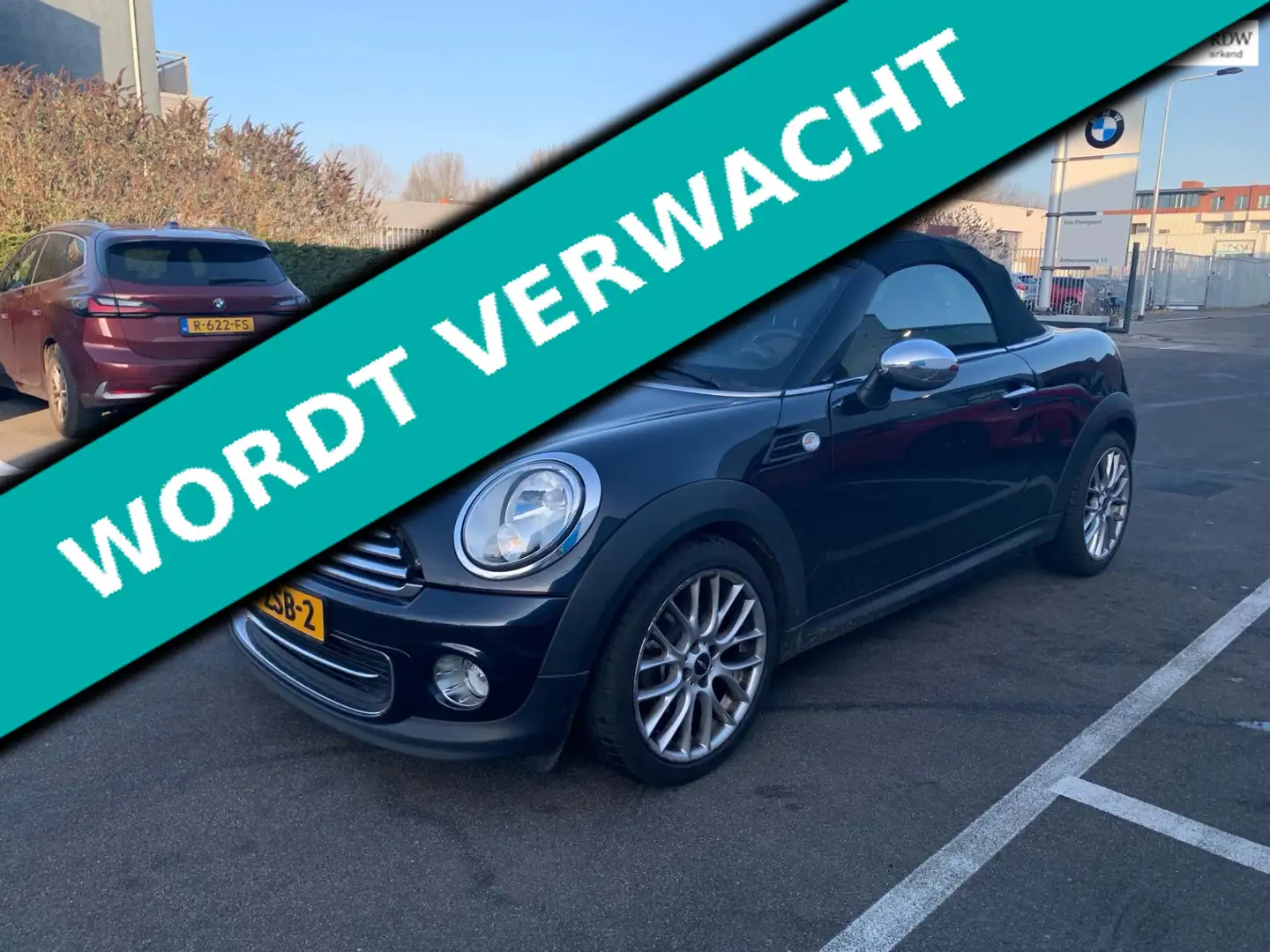 MINI Cooper Roadster Mini 1.6 122pk 2e eig. Clima Cruise Navi Leder PDC Blau - 1