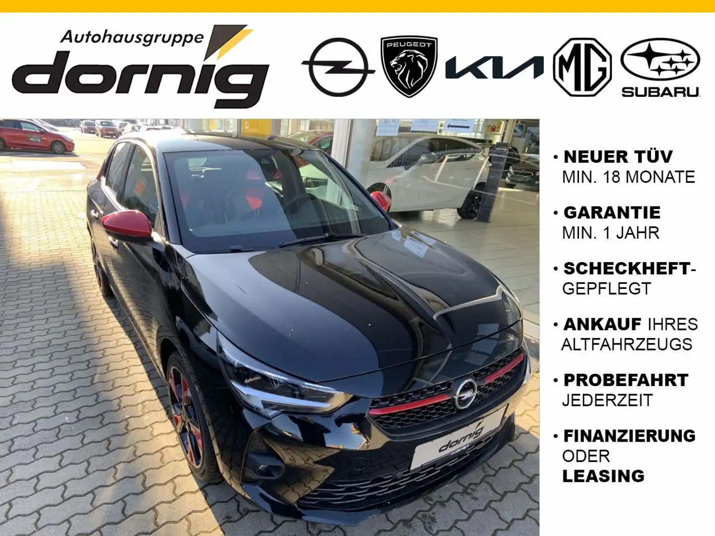 Opel Corsa F GS Line, Kamera, SHZ Schwarz - 1