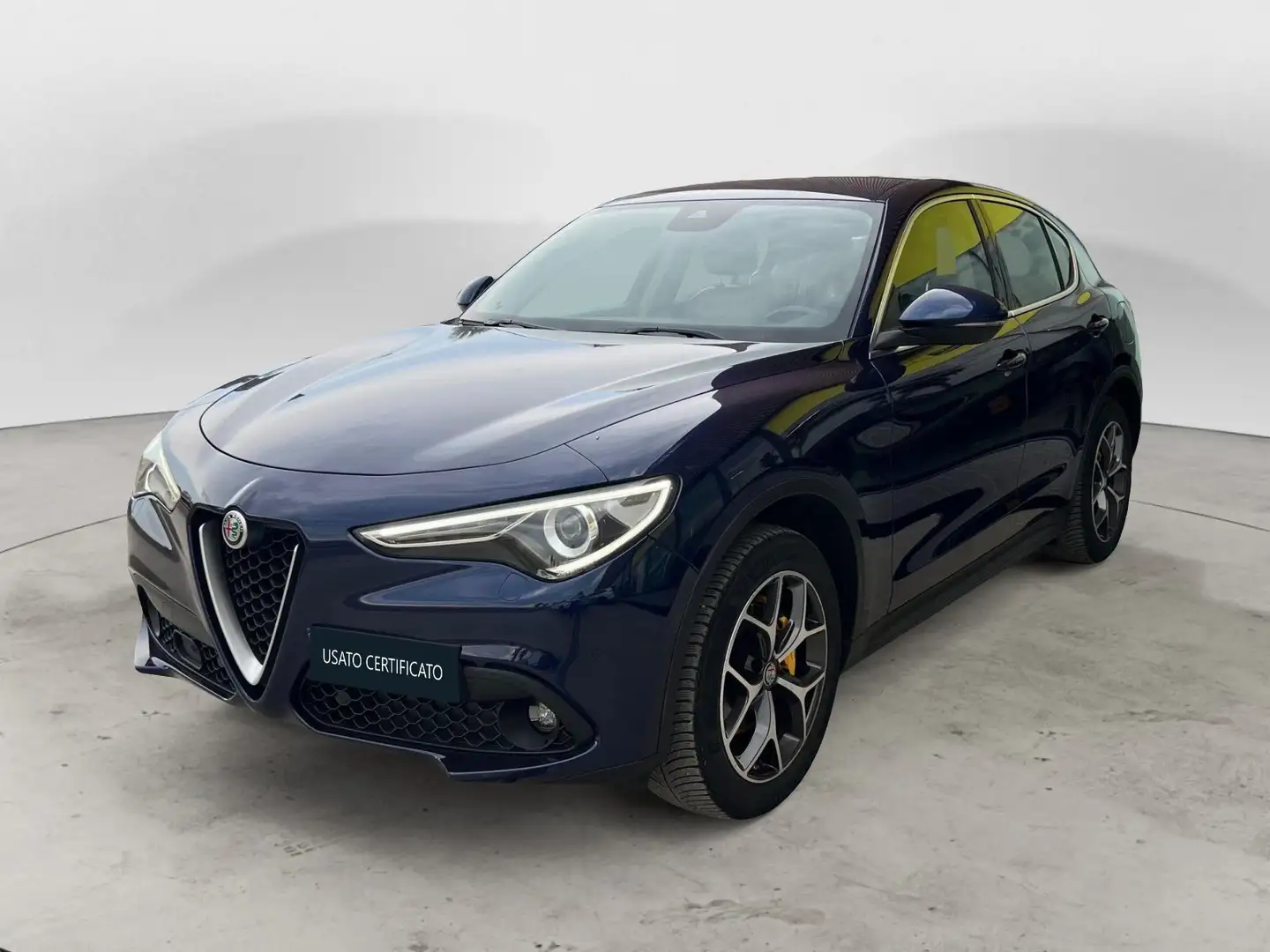 Alfa Romeo Stelvio 2.2 Turbodiesel 190 CV Automatica Q4 NAVI XENO Su Bleu - 1