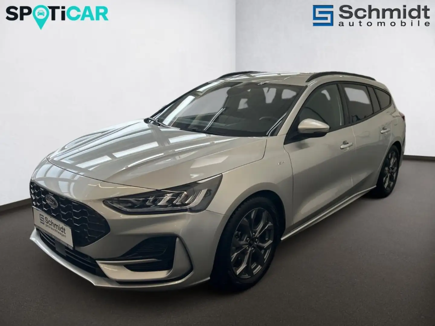 Ford Focus Turnier 1,5 EcoBlue ST-Line Aut. Silber - 2