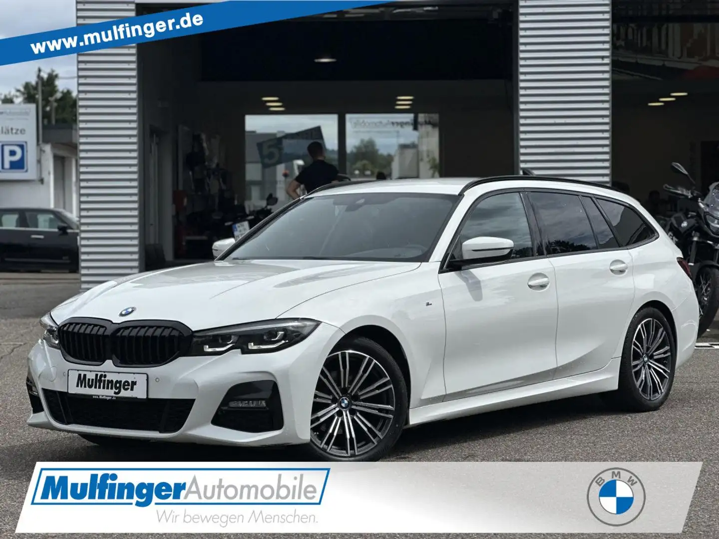 BMW 320 i T. M Sport erw-Shadow Line HiFi DAB AHK 18" Weiß - 1