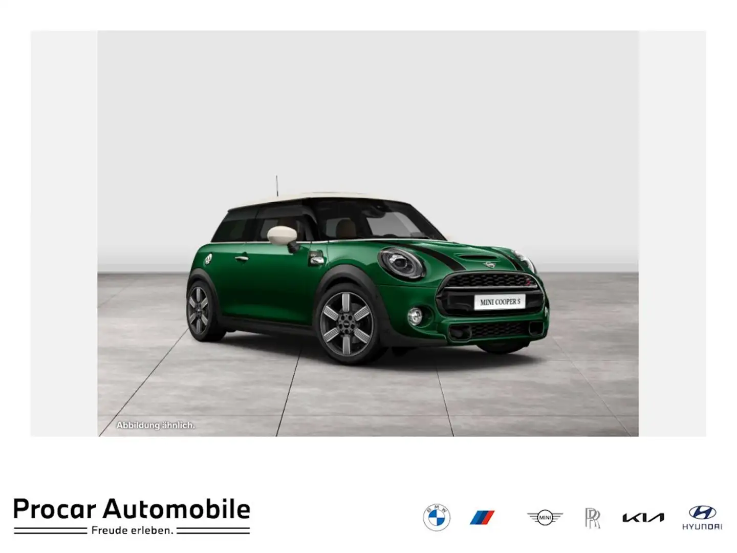 MINI Cooper S DA PA ACC Pano HuD H/K AdapLED Navi Shz Grün - 1