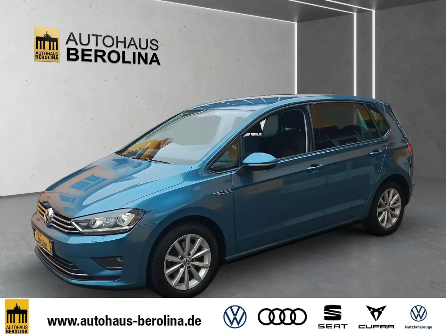 Volkswagen Golf Sportsvan 2.0 TDI Lounge DSG *AHK*ACC*NAV* Blau - 2