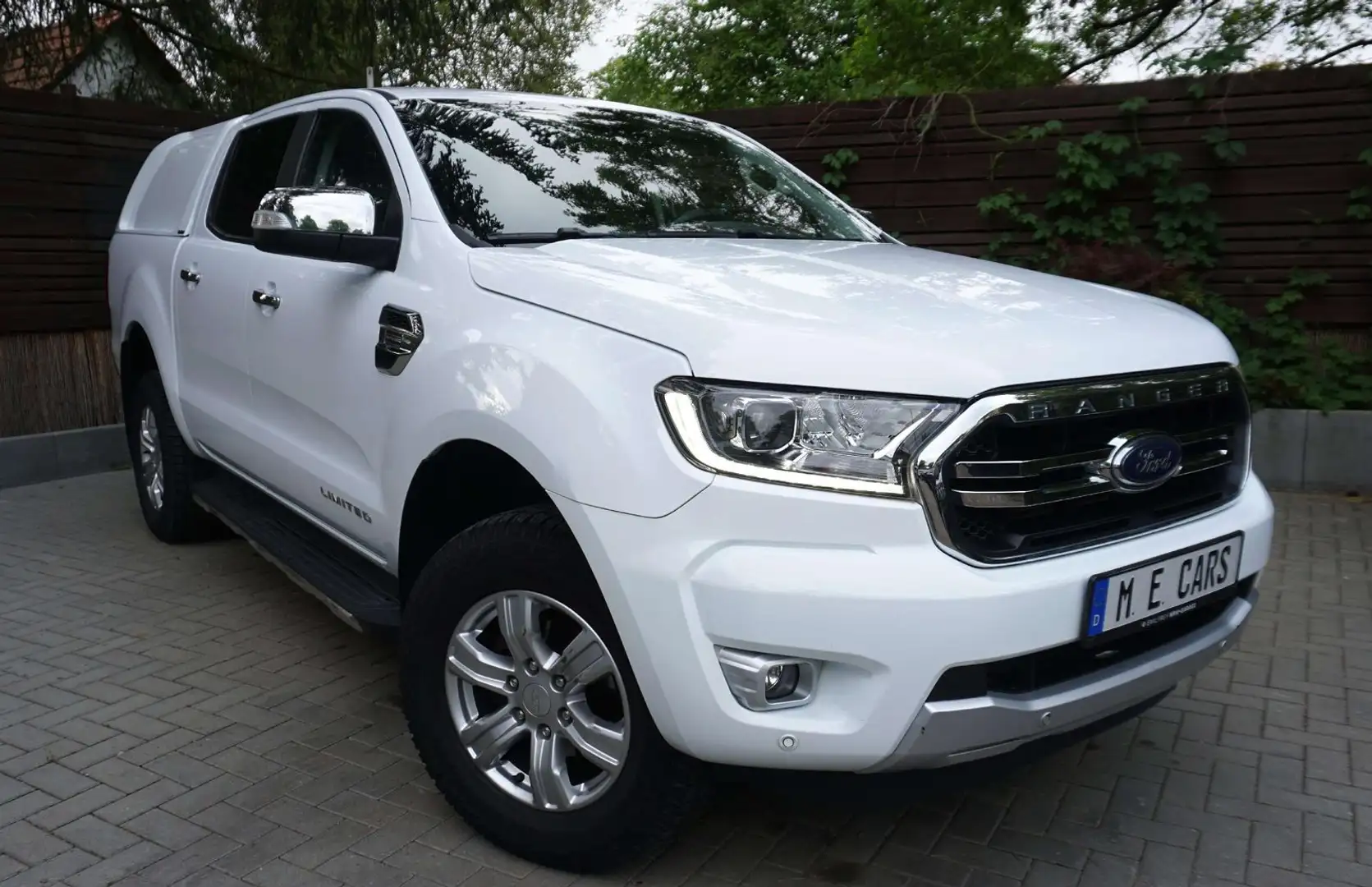 Ford Ranger Limited Doppelkabine 4x4 LEDER Kamera Sta Weiß - 1